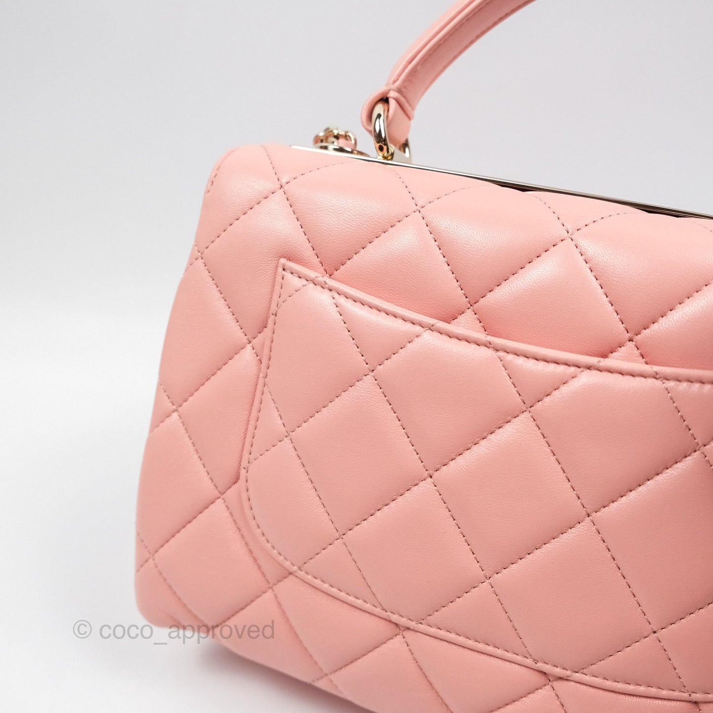 Chanel Small Trendy CC Pink Lambskin Gold Hardware