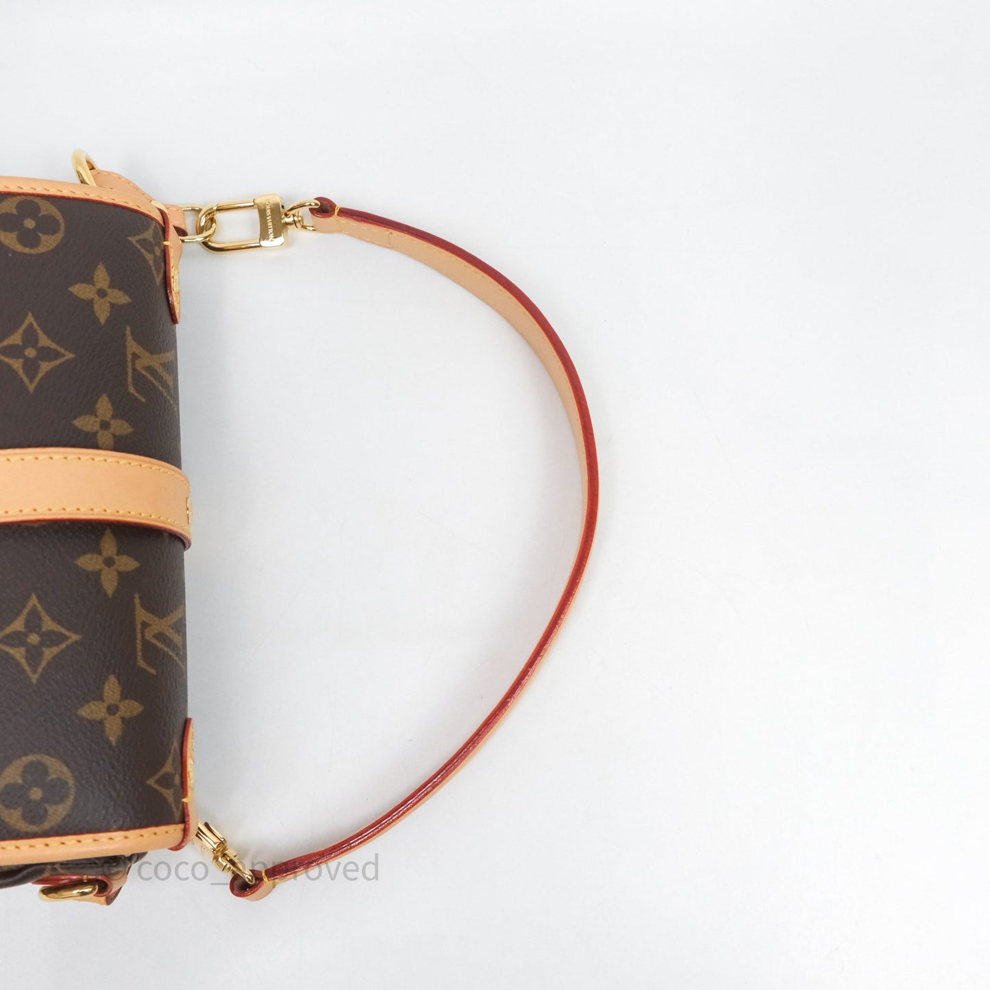 Louis Vuitton Saumur BB Monogram Bag Gold Hardware