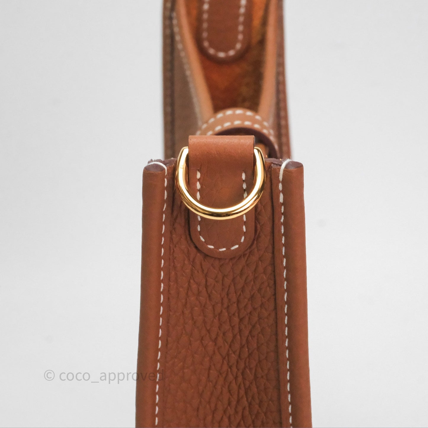 Hermès Mini Evelyne 16 Amazone Gold 37 Clemence Gold Hardware