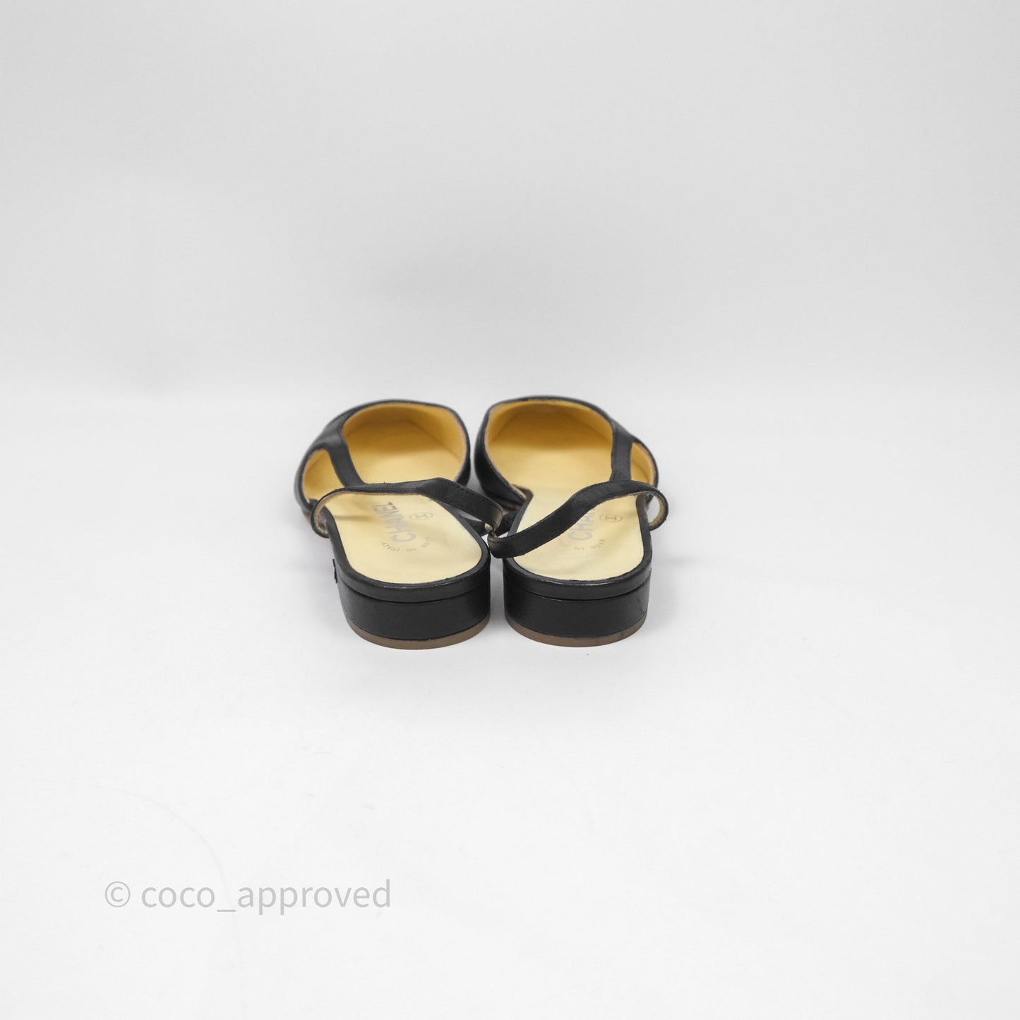 Chanel Classic Slingback Black Size 38