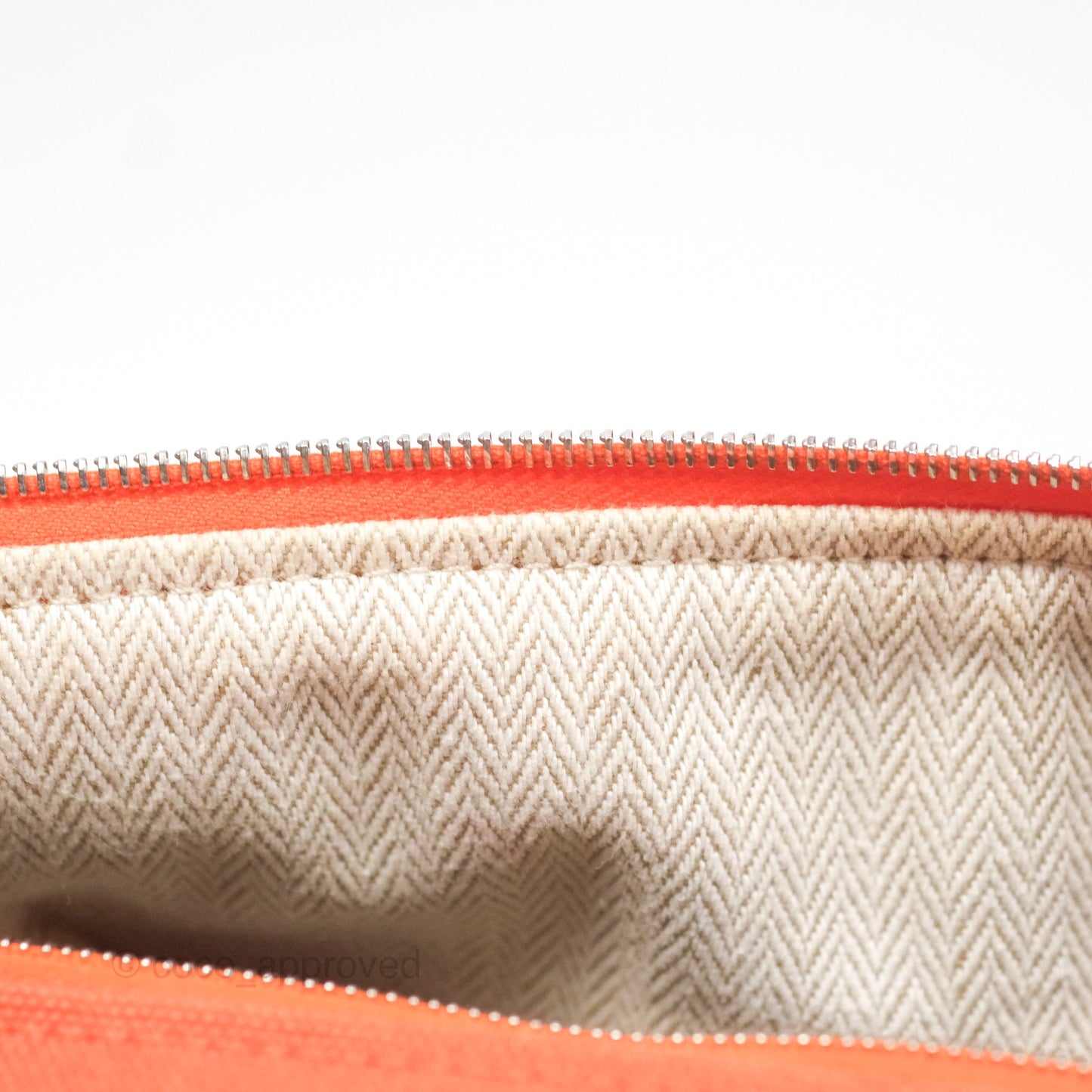 Hermès Small Bride-A-Brac Orange Feu Canvas