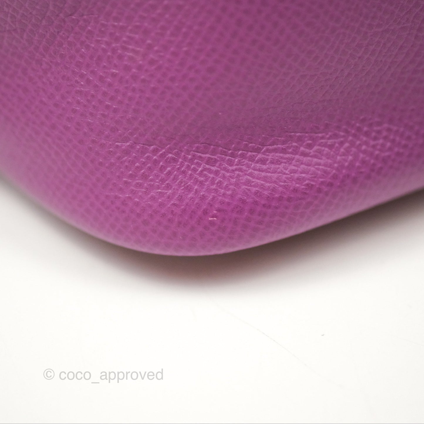 Hermès Bolide 1923 31 Purple Epsom Palladium Hardware
