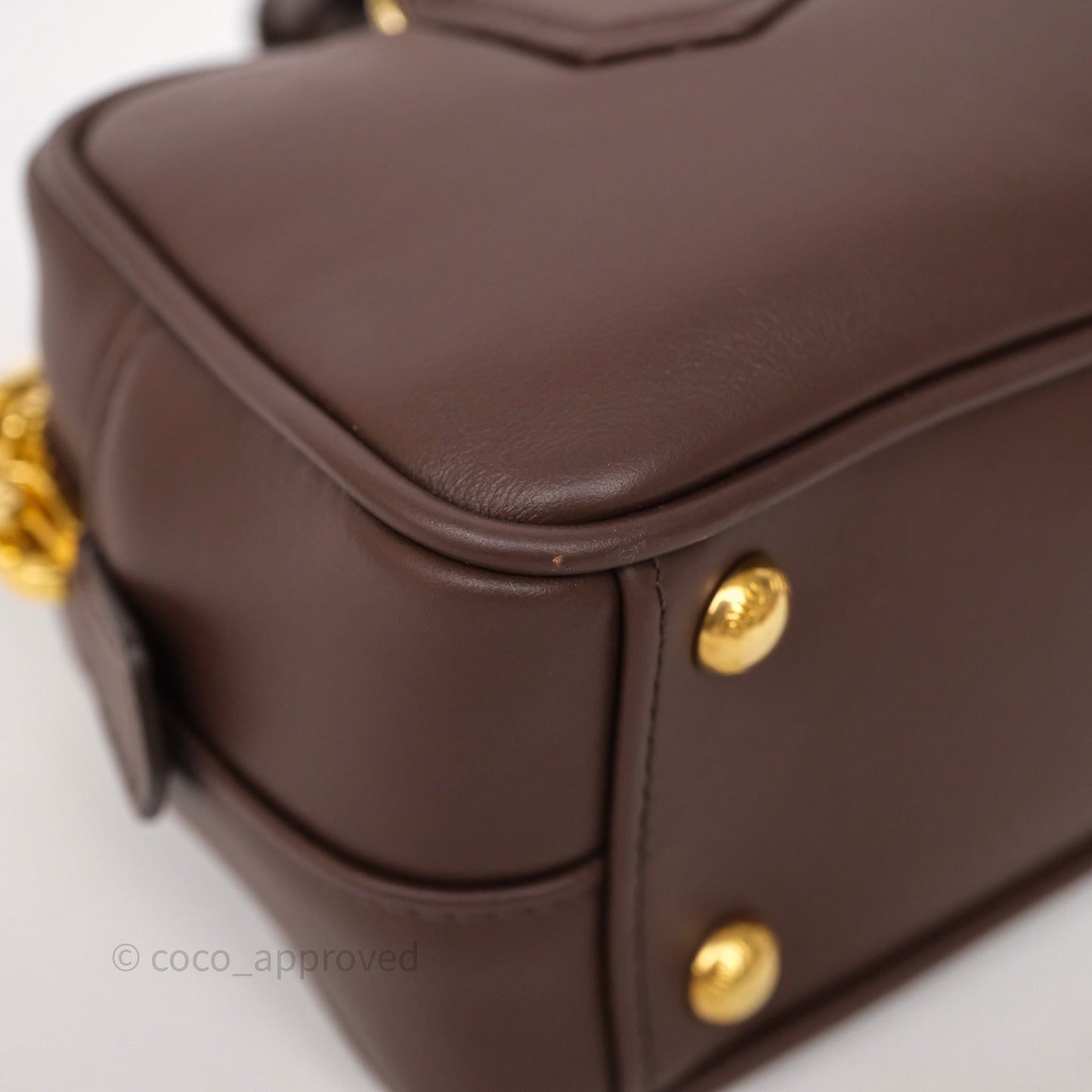 Miu Miu Arcadie Leather Bag Briarwood