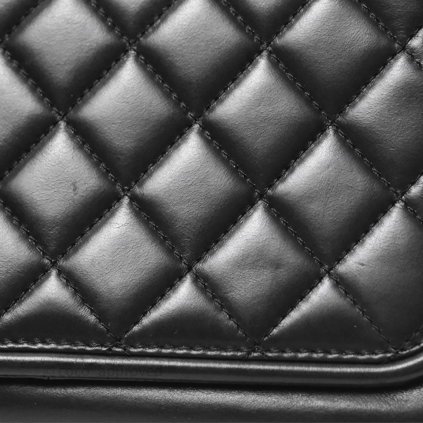 Chanel Quilted Large Prestige Top Handle Flap Calfskin Black Ruthenium Hardware