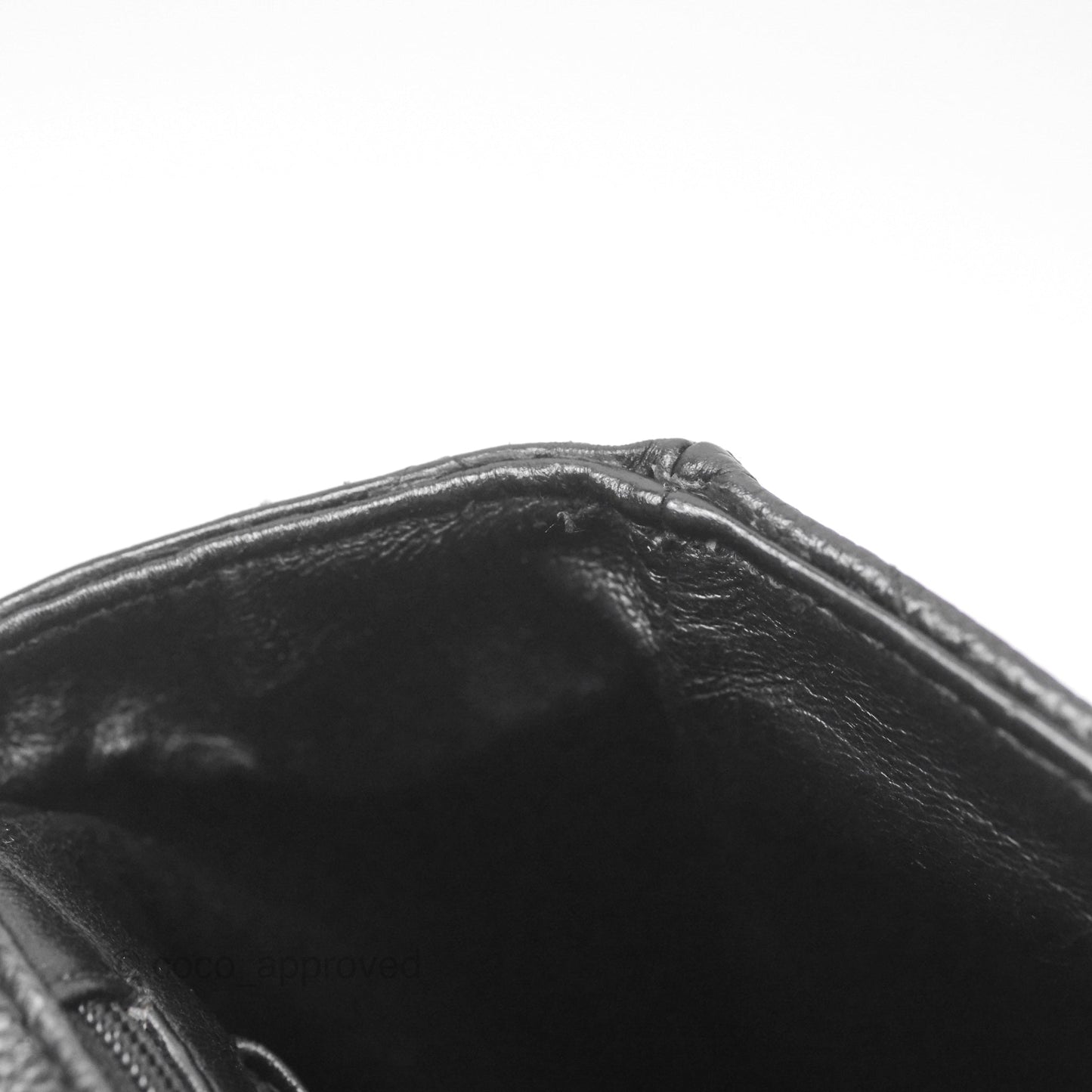 Chanel Vintage Jumbo Single Flap Black Caviar 24K Gold Hardware
