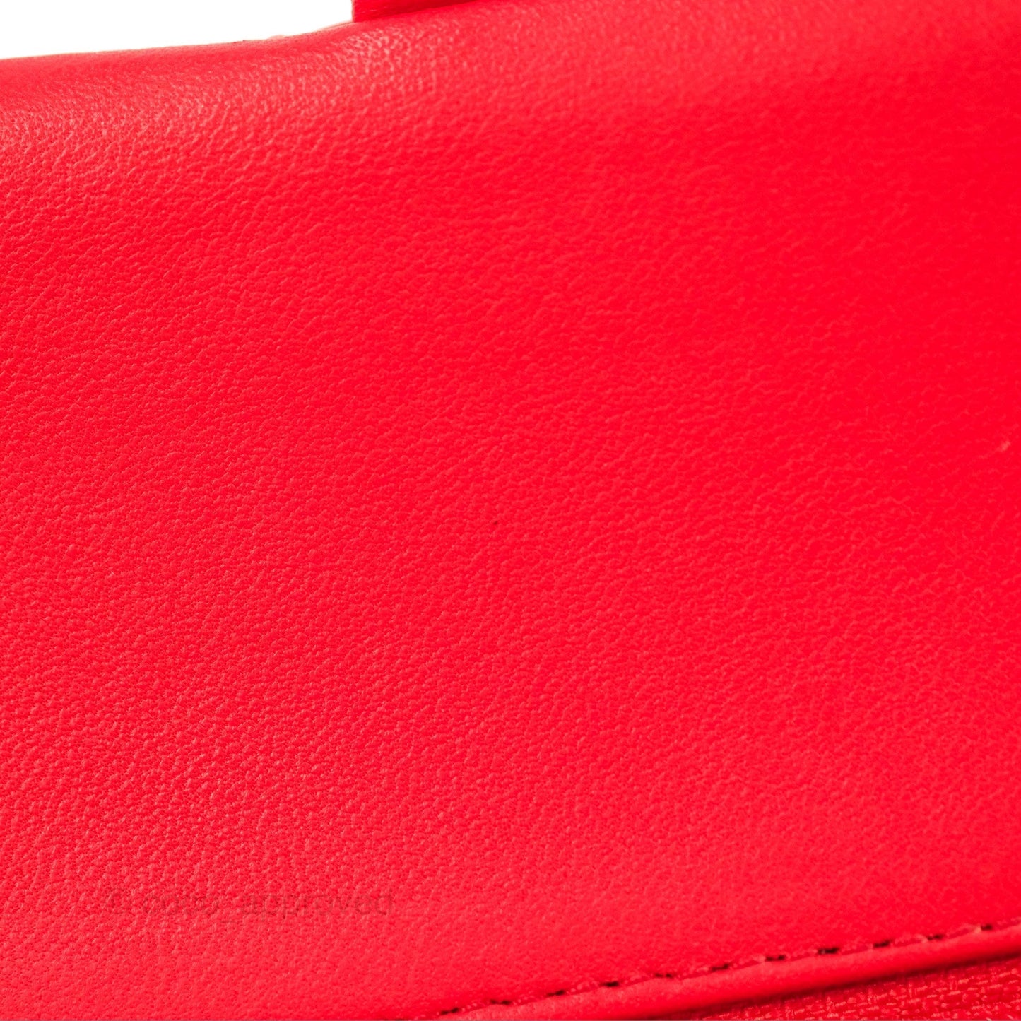 Chanel Classic M/L Medium Flap Quilted Red Lambskin Gold Hardware