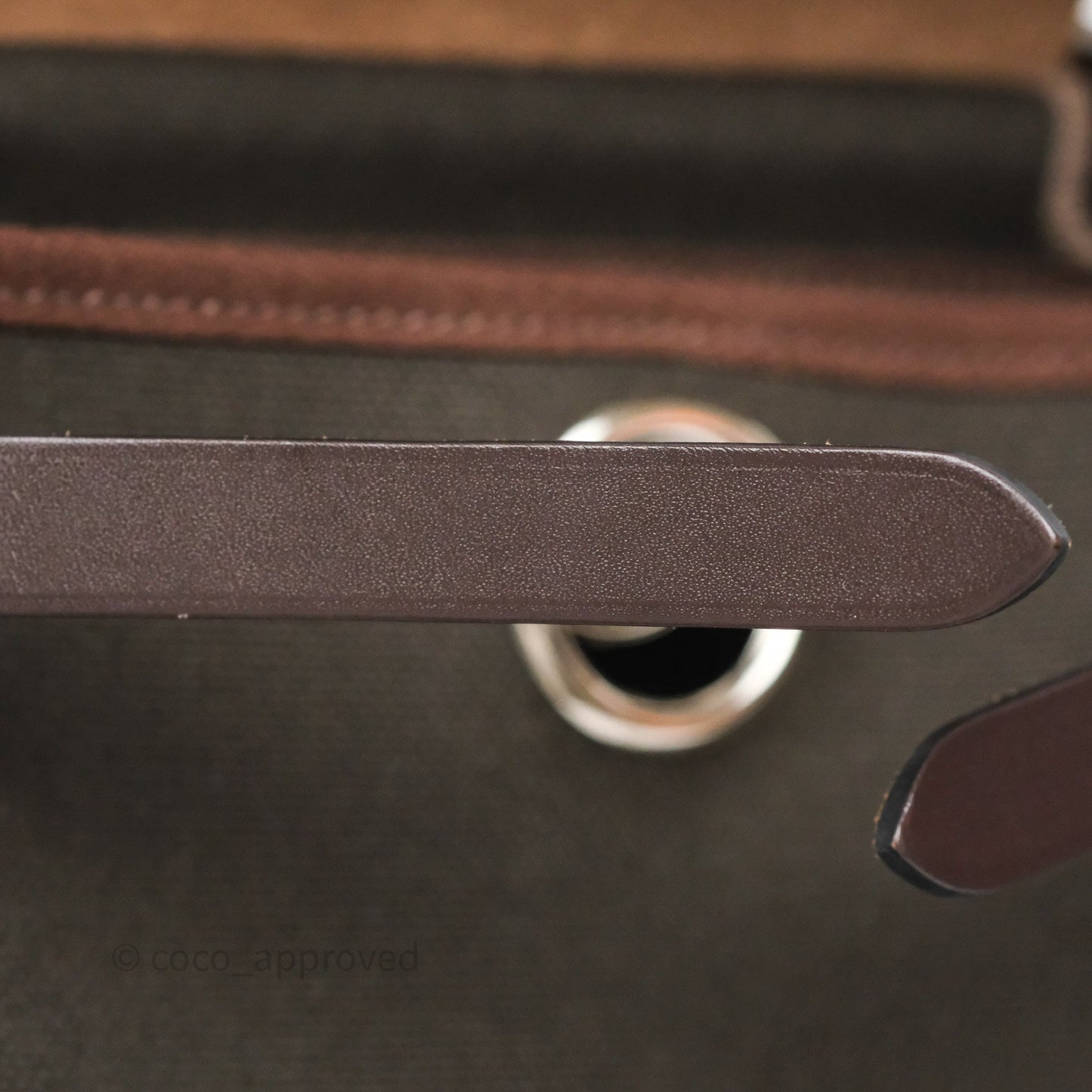 Hermès Herbag Zip 31 Retourne Dark Bronze Ebene Palladium Hardware