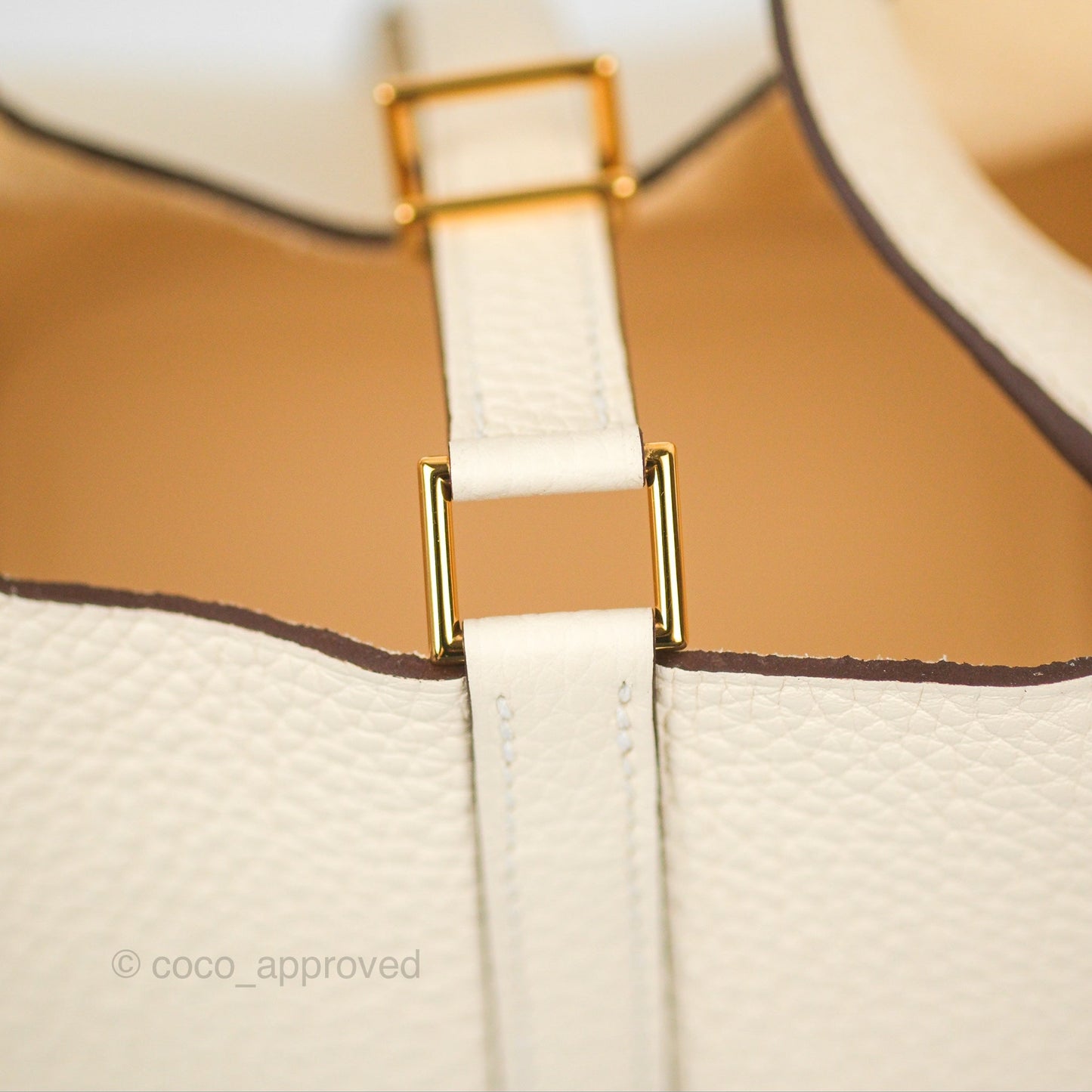 Hermès Picotin Lock 18 Nata Taurillon Clemence Gold Hardware