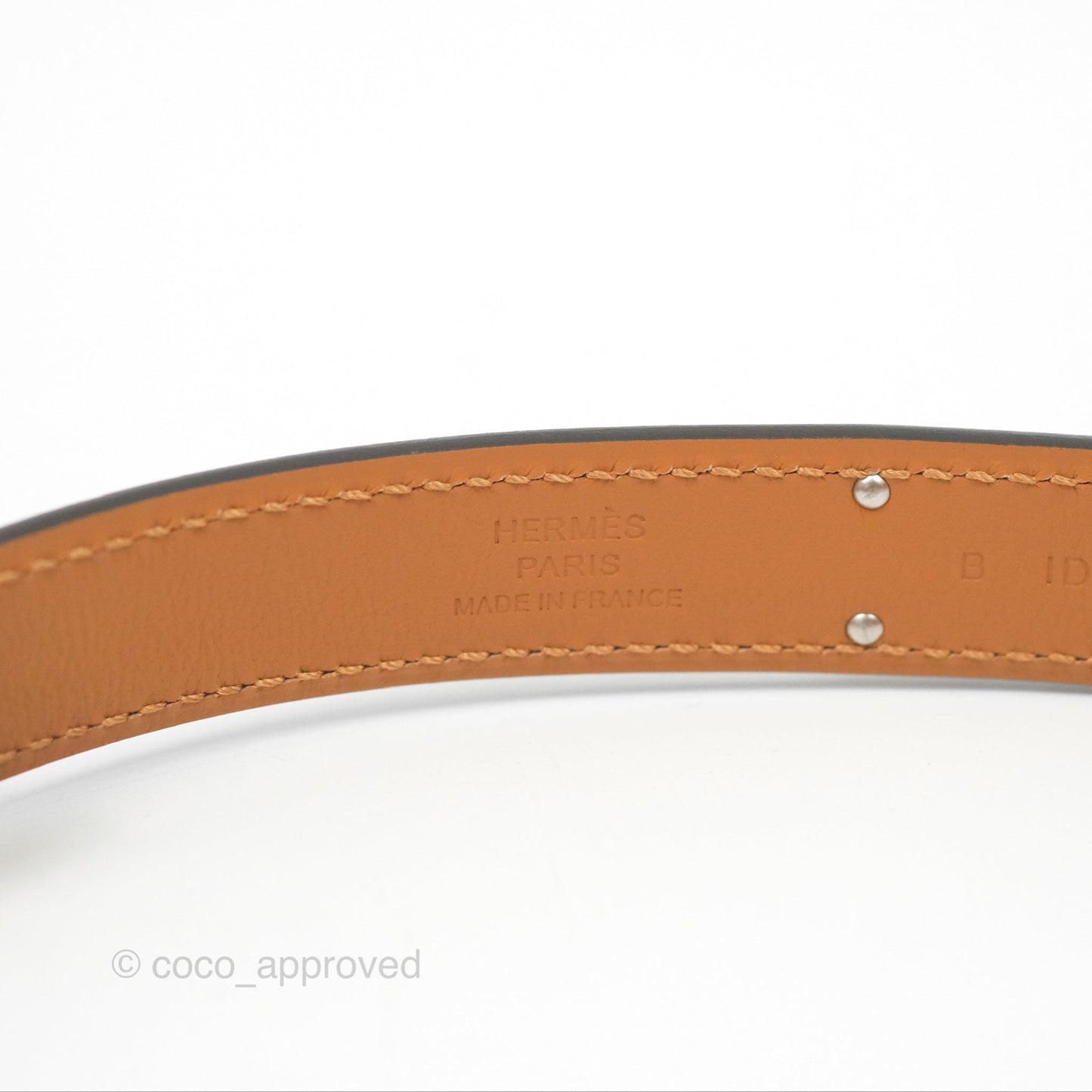 Hermès Kelly Buckle Belt Mauve Pâle Epsom Palladium Hardware