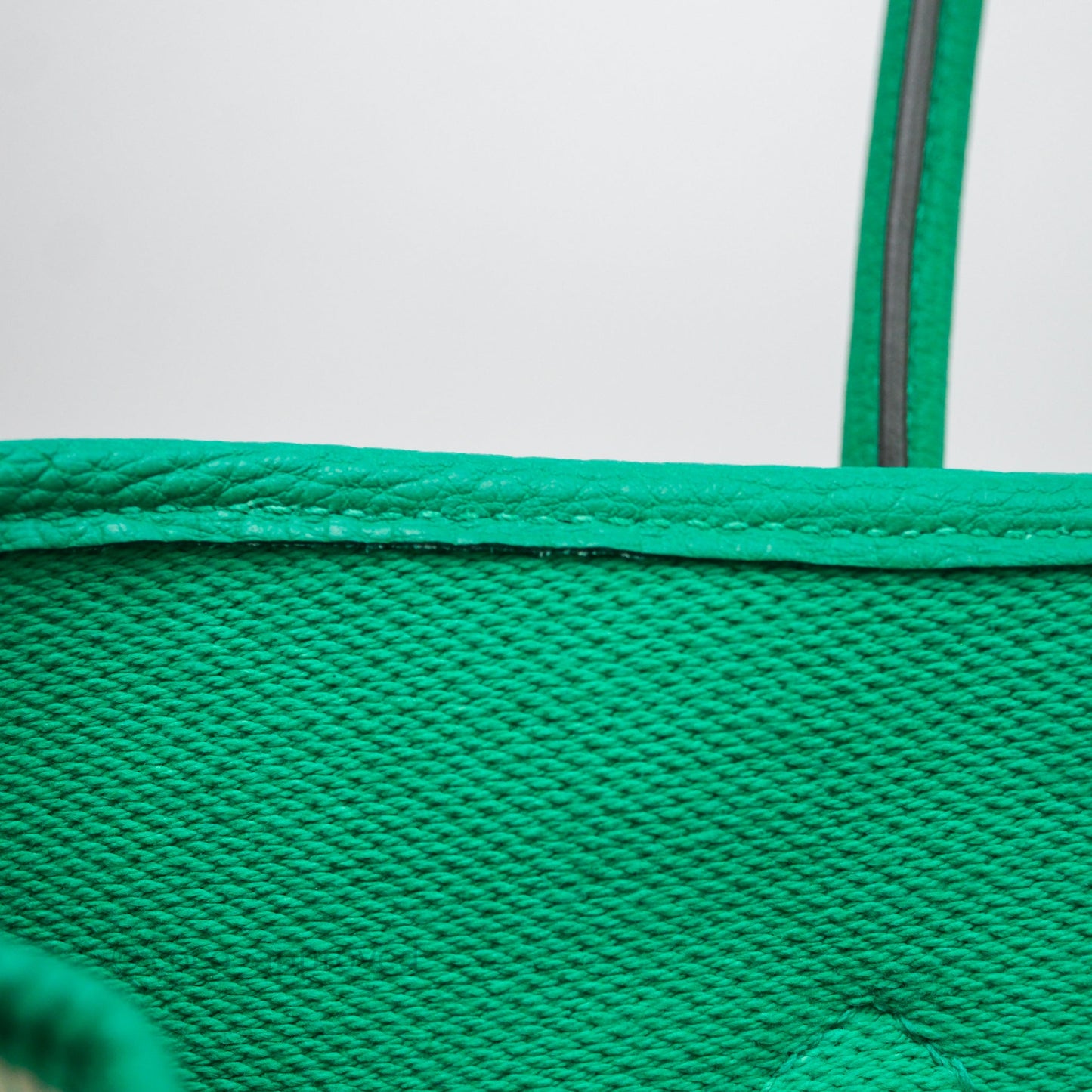 Hermès Garden Party 36 Canvas Ecru-Menthe / Menthe