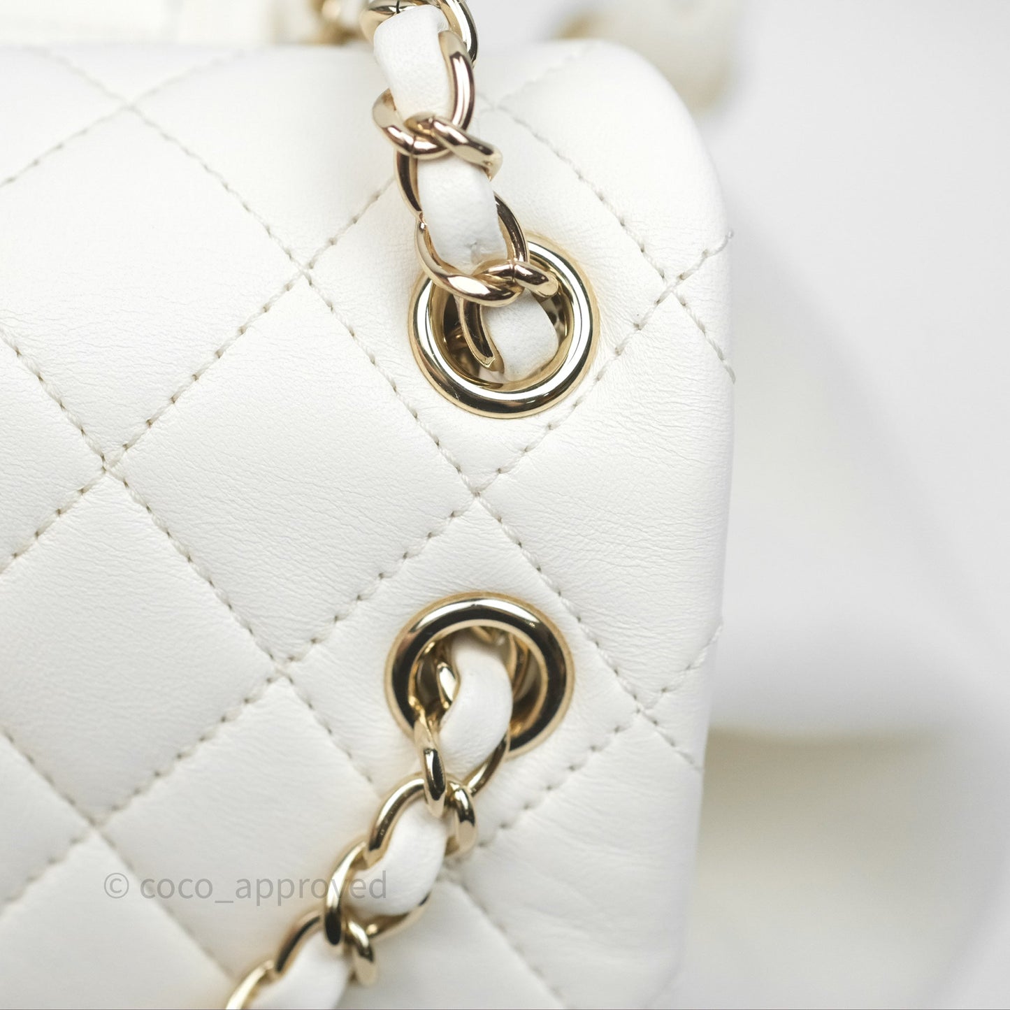 Chanel Quilted Small Duma Drawstring Backpack White Calfskin Gold Hardware