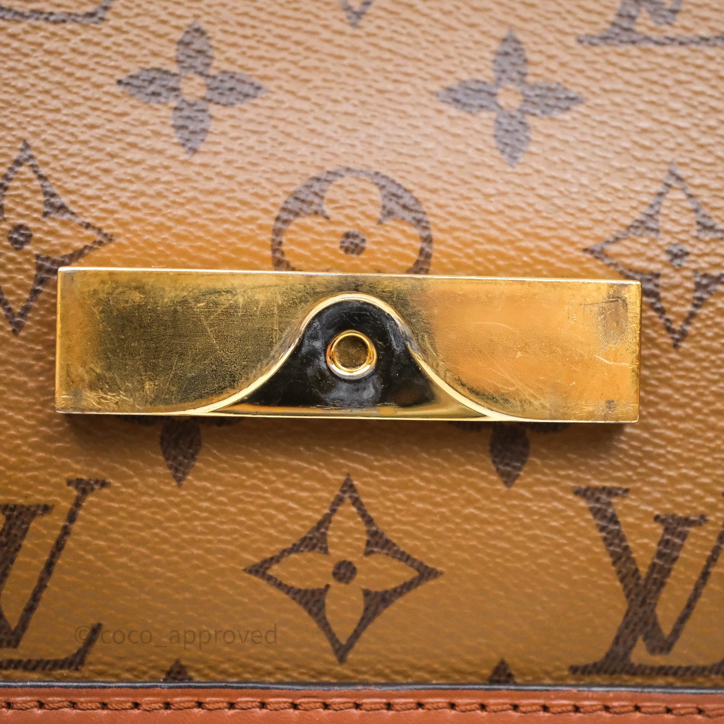 Louis Vuitton Mini Dauphine Monogram Tan Calfskin