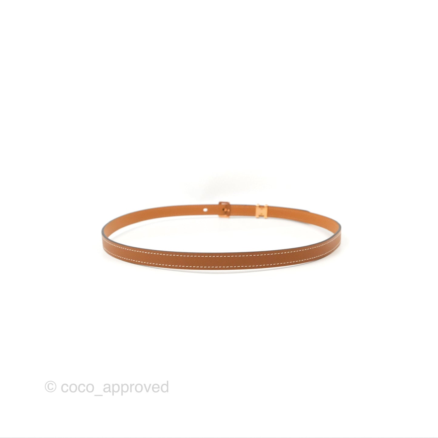 Hermes Pop H 15 Belt Gold Epsom Gold Hardware