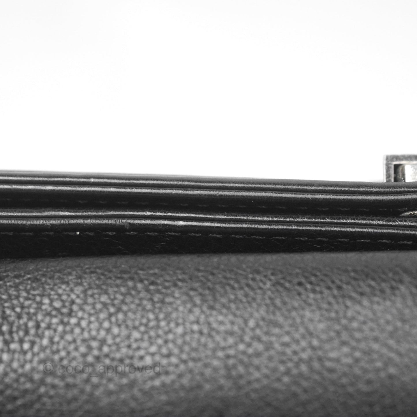 Chanel Medium Boy Quilted Black Calfskin Ruthenium Hardware