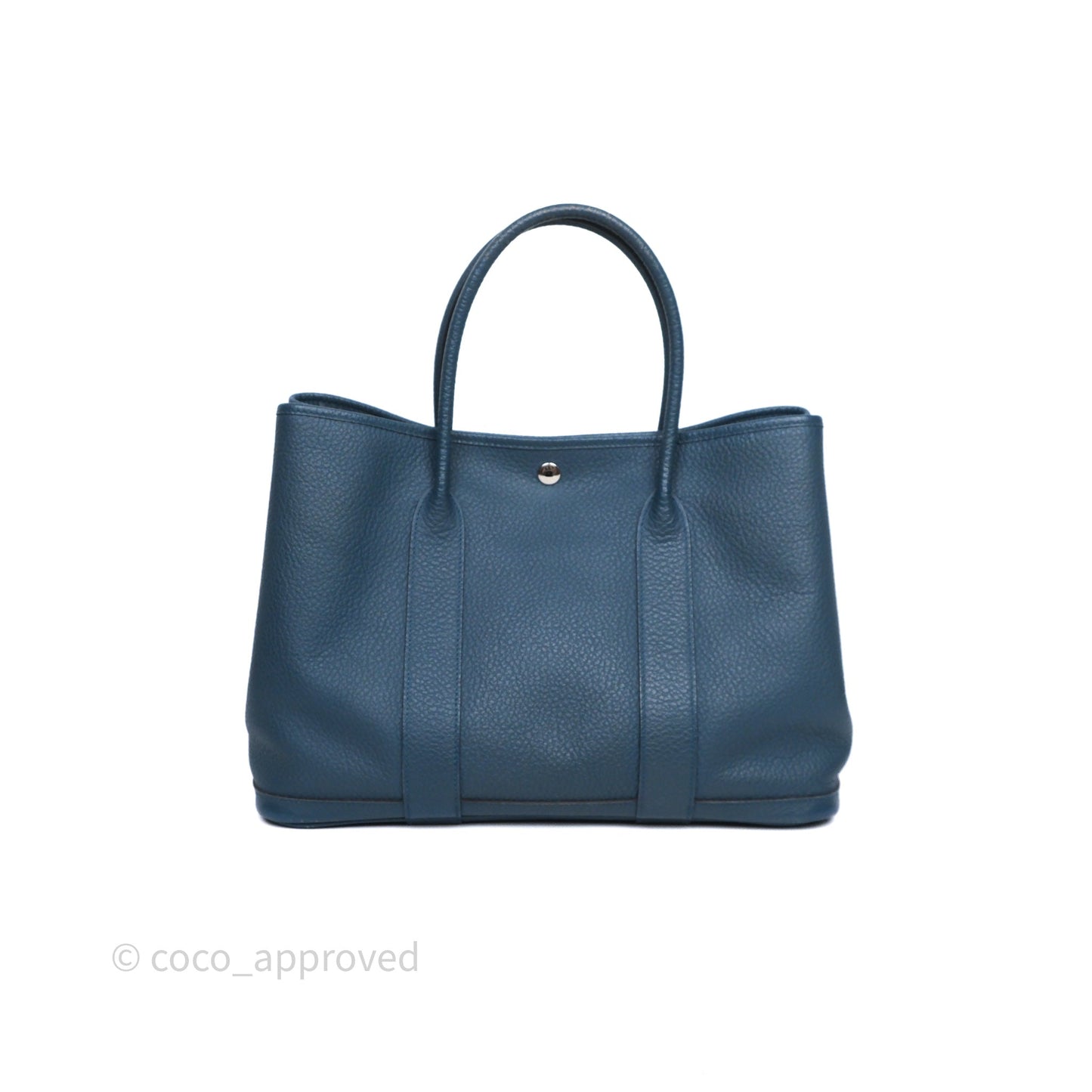 Hermès Garden Party 36 Bleu Palladium Hardware