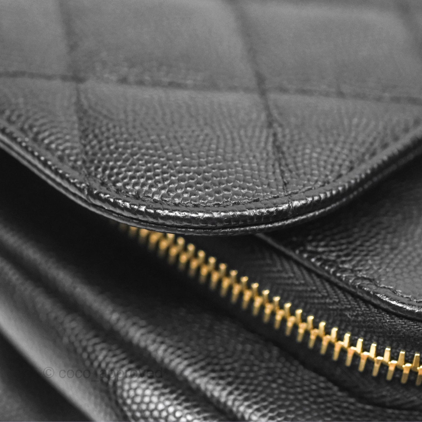 Chanel Quilted Small Business Affinity Flap Black Caviar Gold Hardware