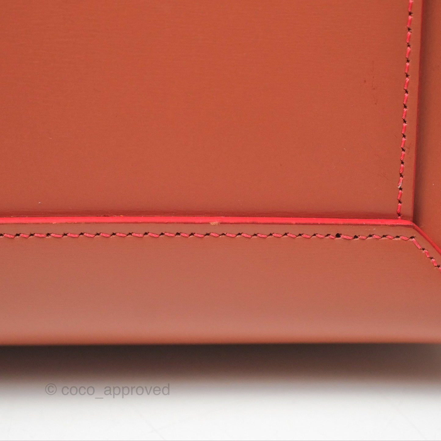 Celine Micro Belt Bag Terracotta Smooth Leather Gold Hardware
