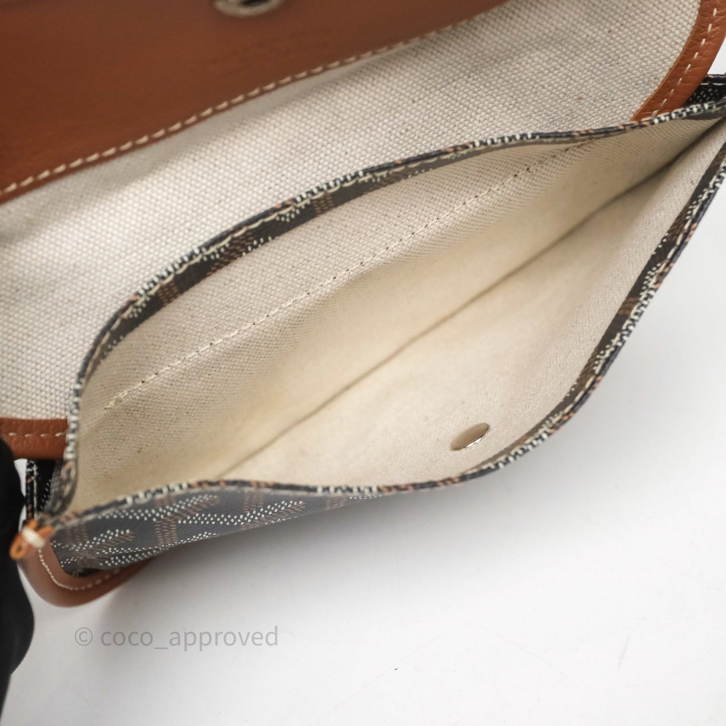 Goyard Saint Louis Tote Bag GM Black/Tan