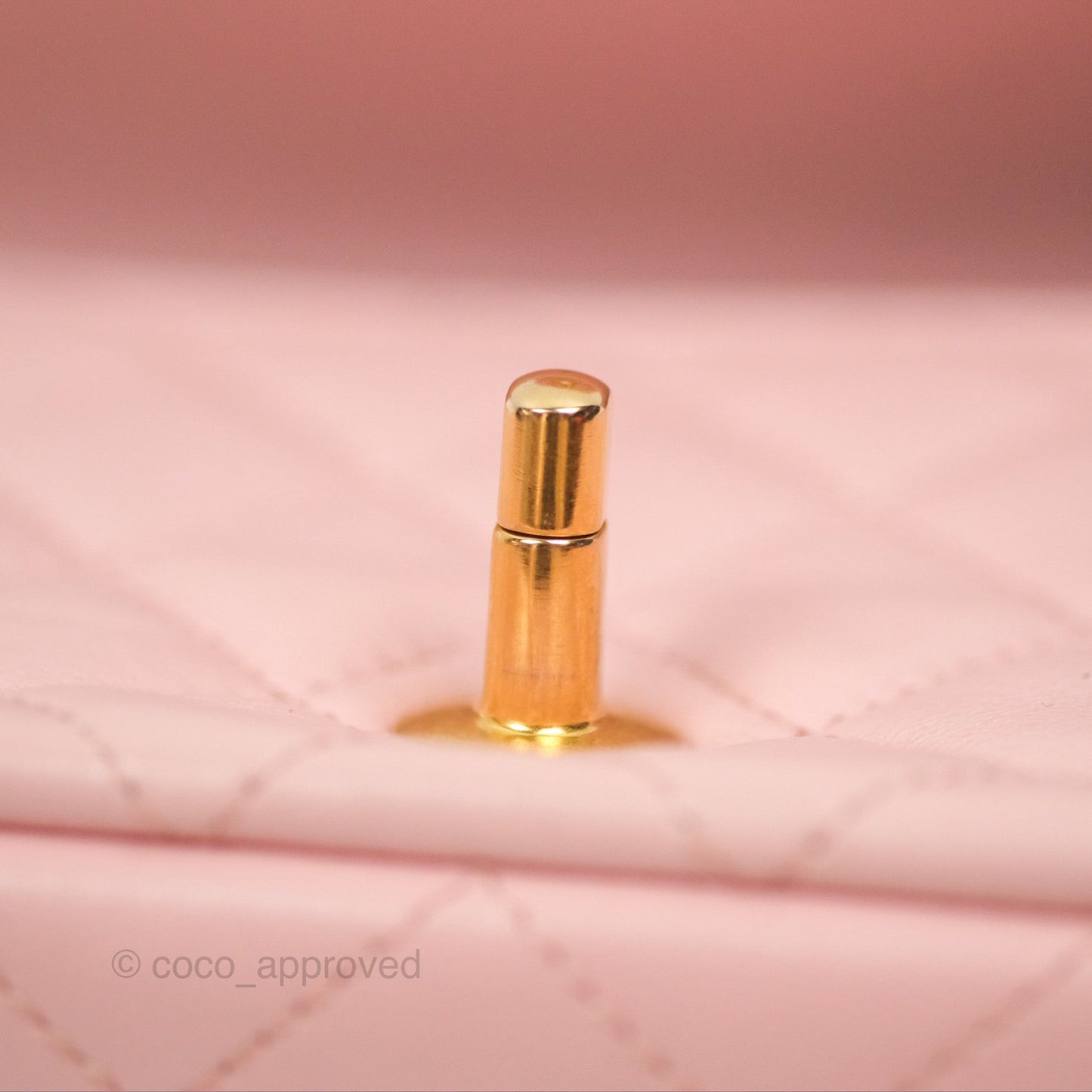 Chanel Sweet Camellia Mini Rectangular Flap Pink Lambskin Aged Gold Hardware 23S