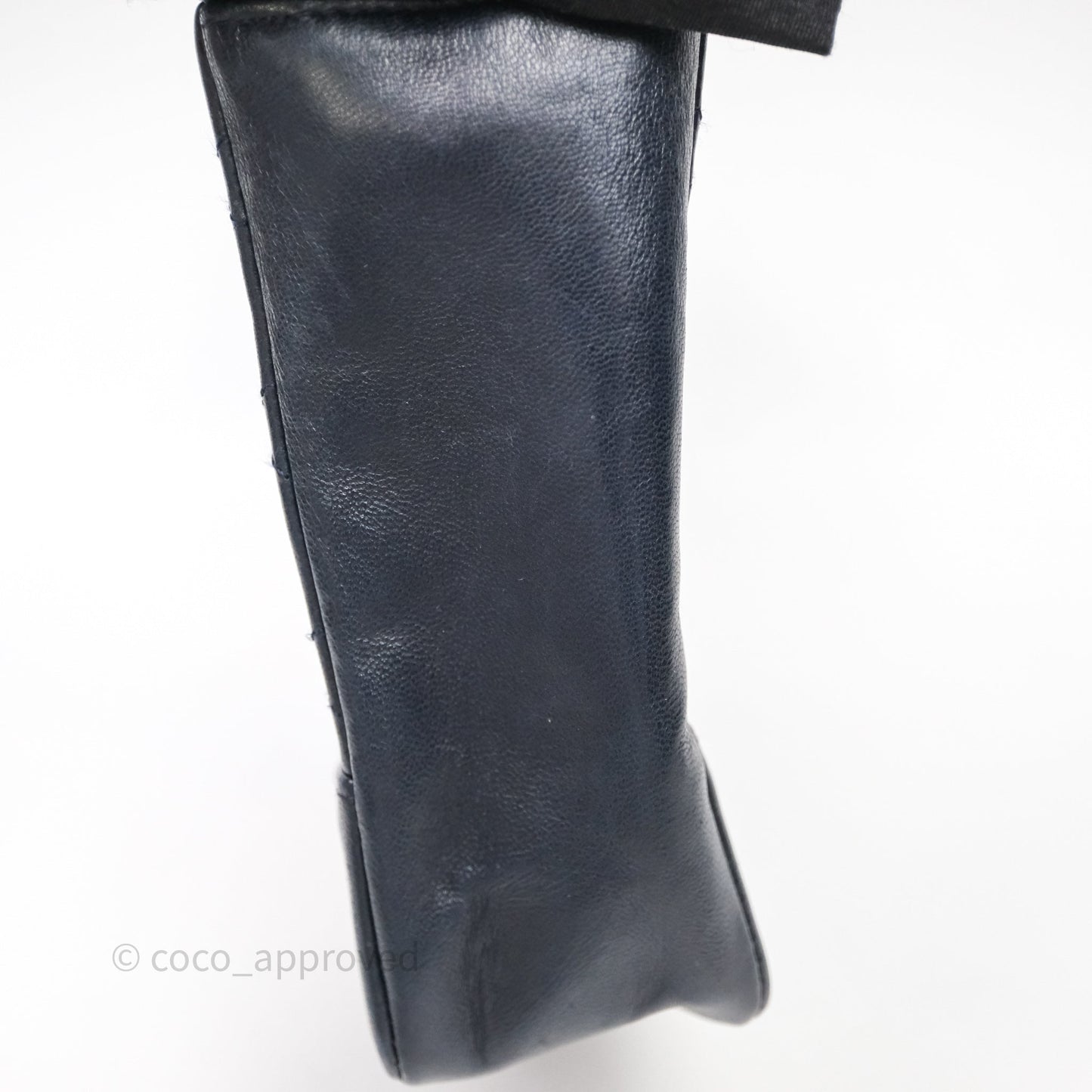 Chanel Vintage 31 Navy Lambskin 24K Gold Hardware