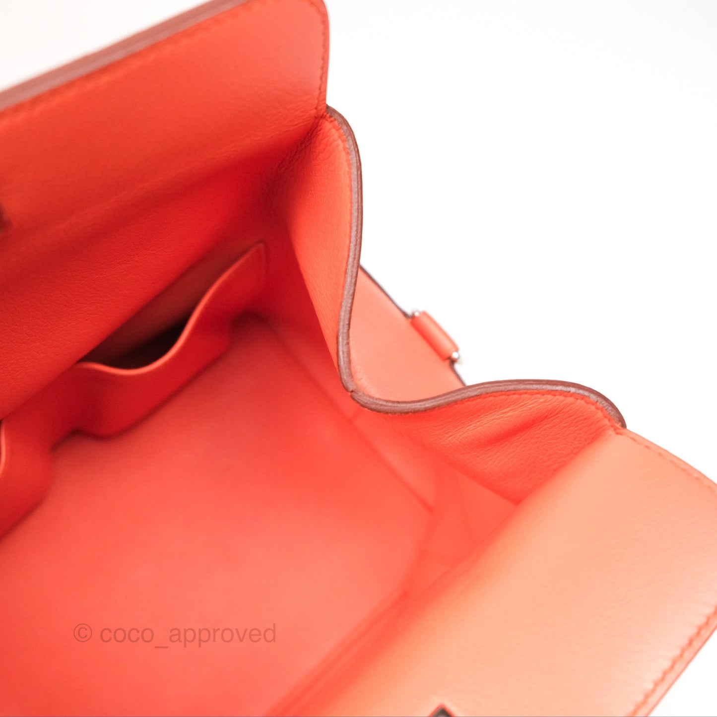 Hermès ToolBox 20 Mangue Evercolor Palladium Hardware