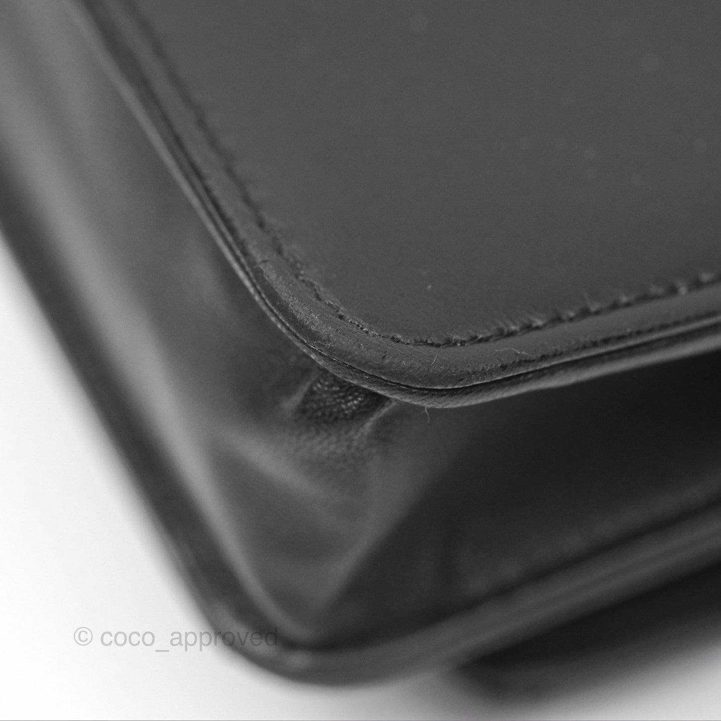 Chanel Wallet On Chain WOC Black Patent Lambskin Gold Hardware