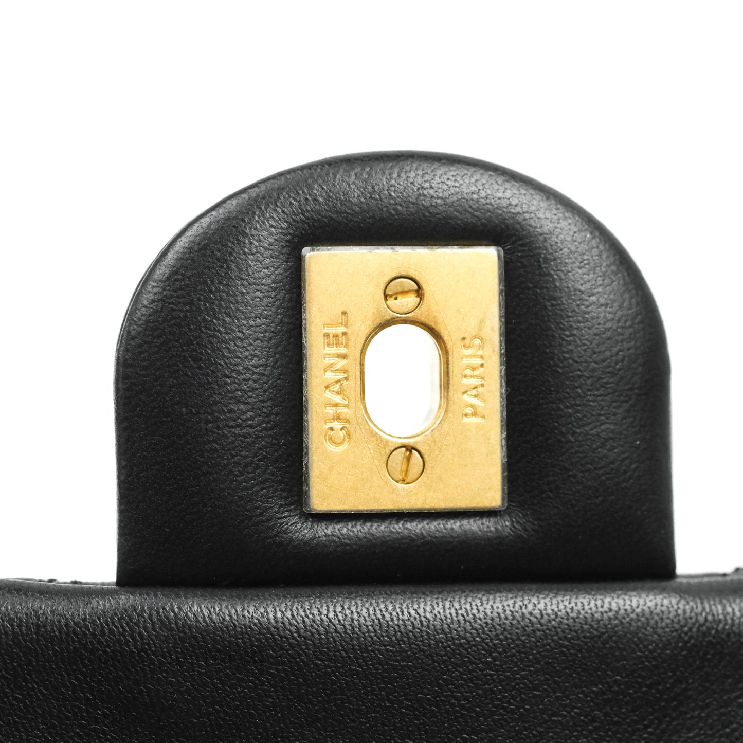 Chanel Mini Rectangular Pearl Crush Quilted Black Lambskin Gold Hardware
