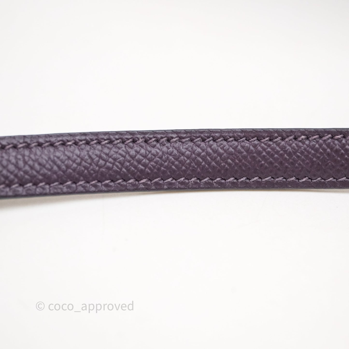 Hermès Constance Elan Raisin 59 Epsom Gold Hardware
