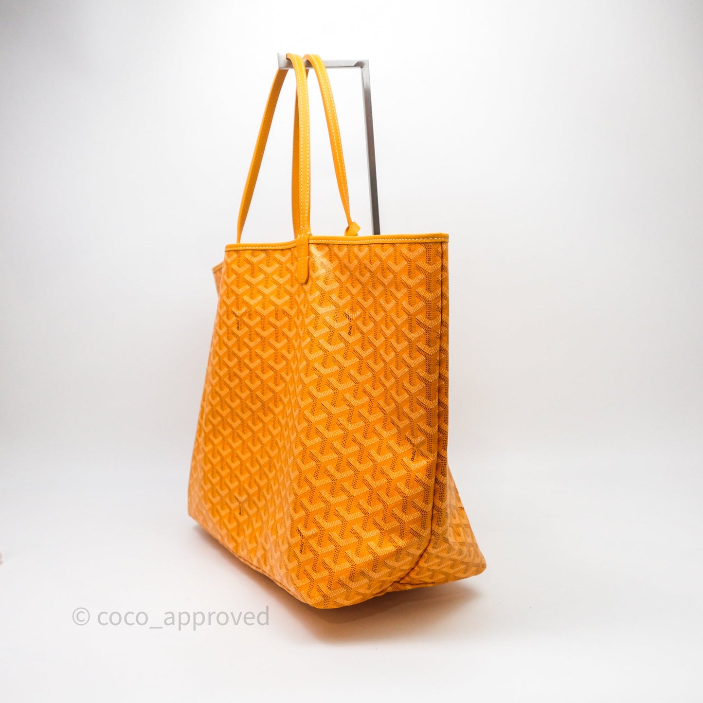 Goyard St. Louis GM Yellow Goyardine Canvas
