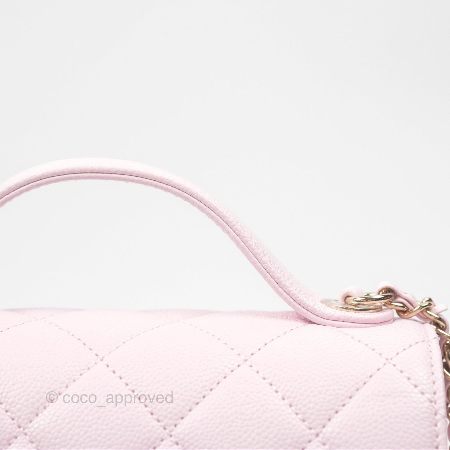 Chanel Quilted Small Business Affinity Flap Light Pink Caviar Gold Hardware