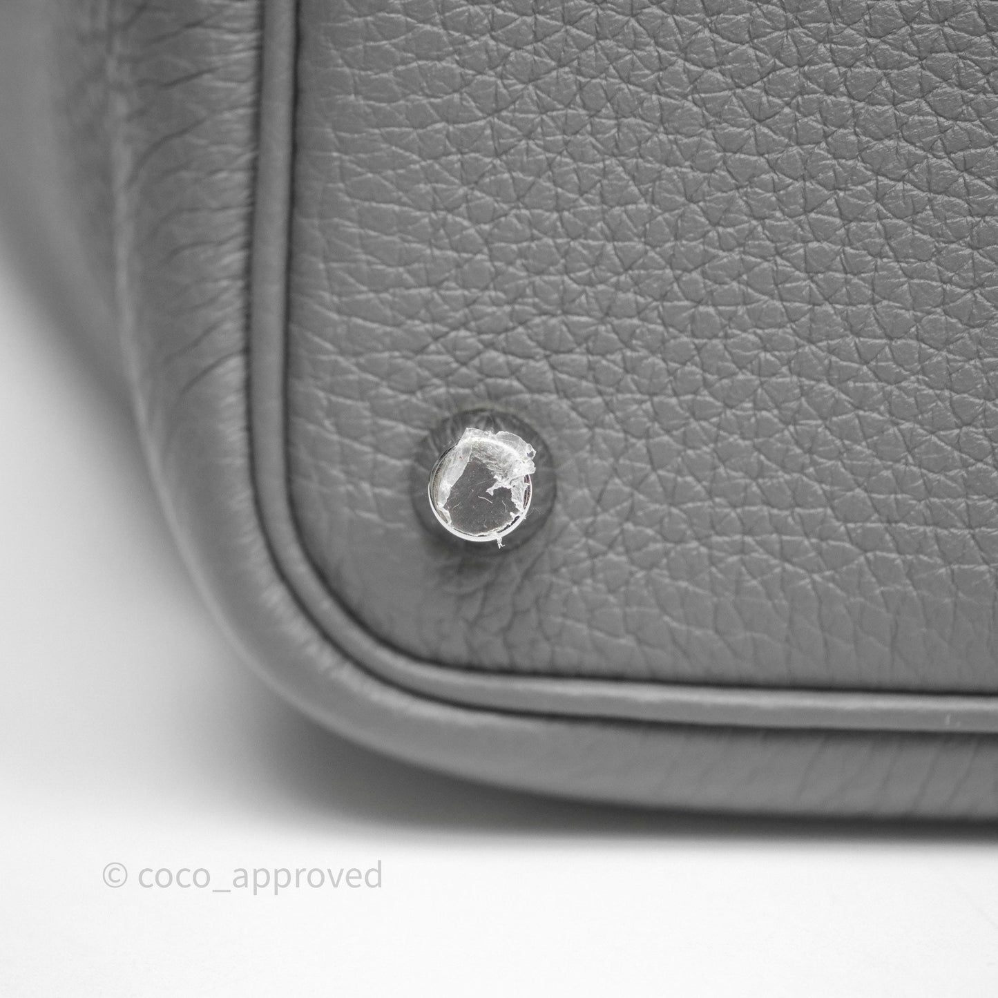 Hermès Picotin 18 Etain 8F Clemence Palladium Hardware