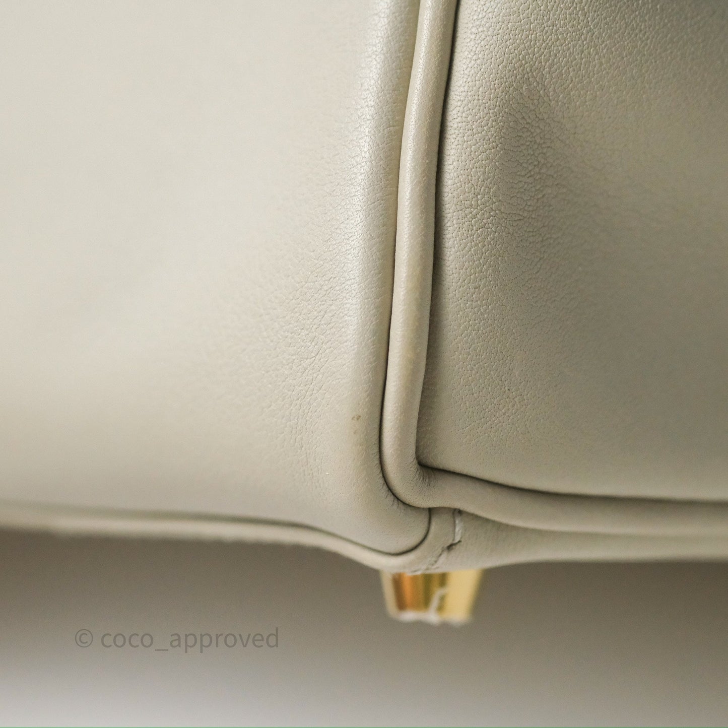Hermès Retourne Swift Kelly 25 Gris Perle 80 Gold Hardware