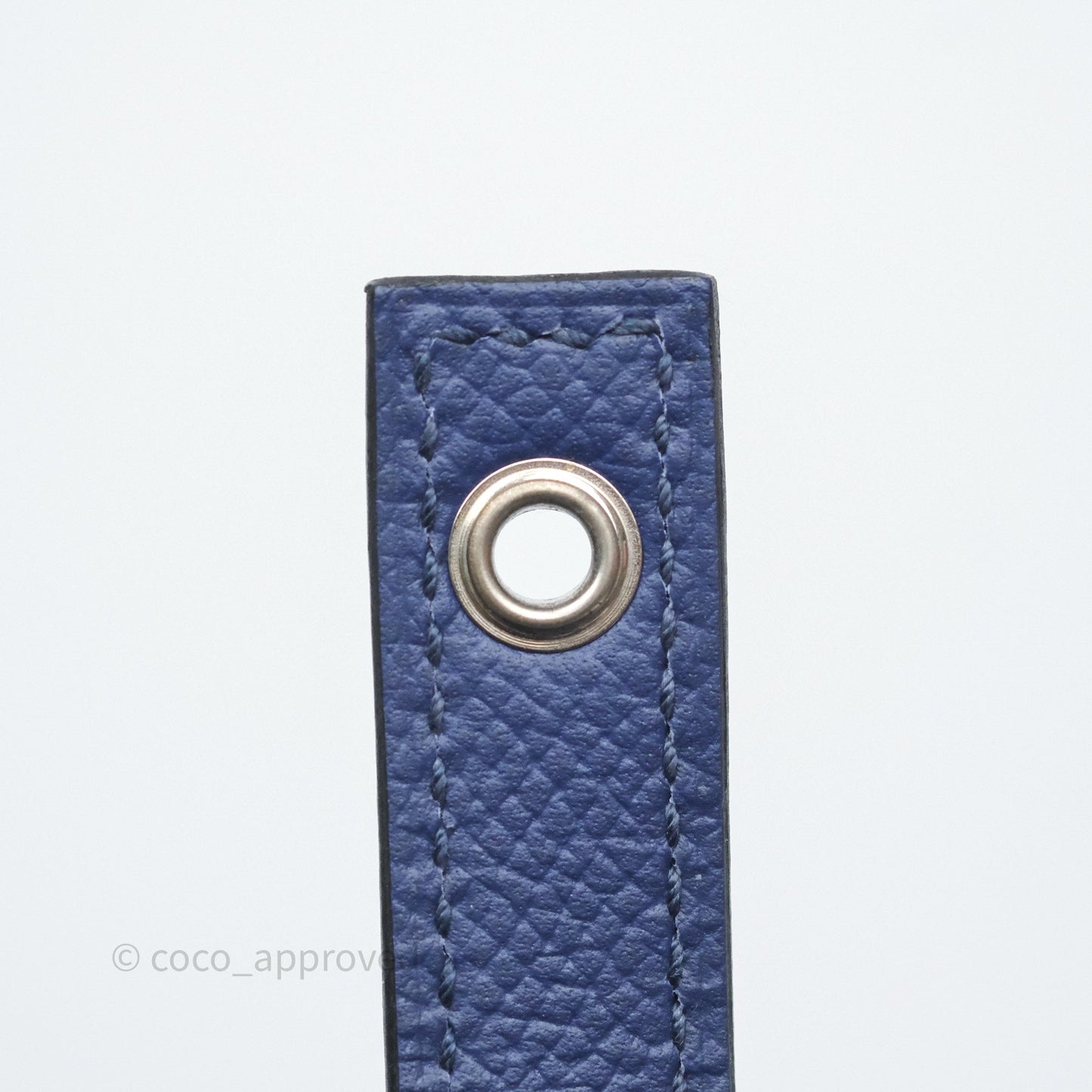 Hermès Tressage De Cuir Picotin Lock 18 Bleu Encre/Brique/Black Epsom