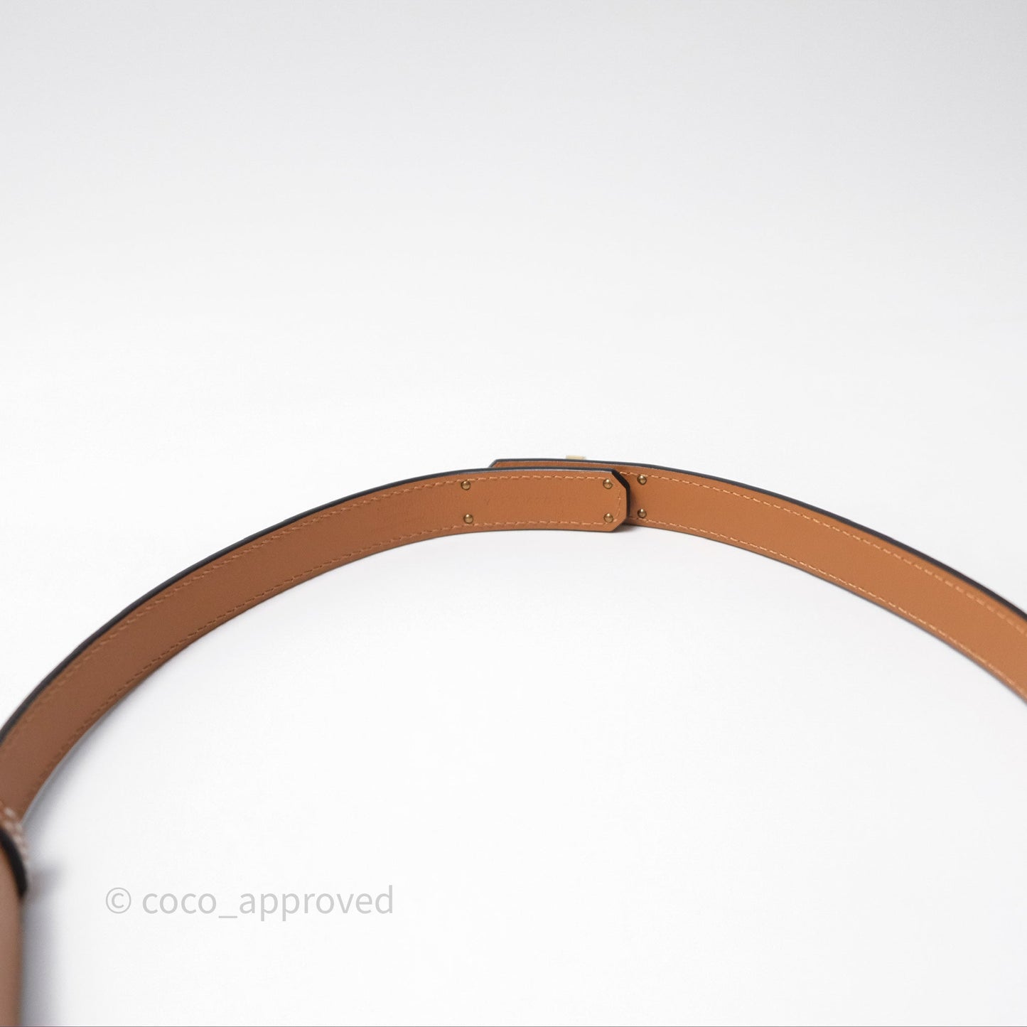 Hermès Kelly Buckle Belt Gold 37 Epsom Gold Hardware
