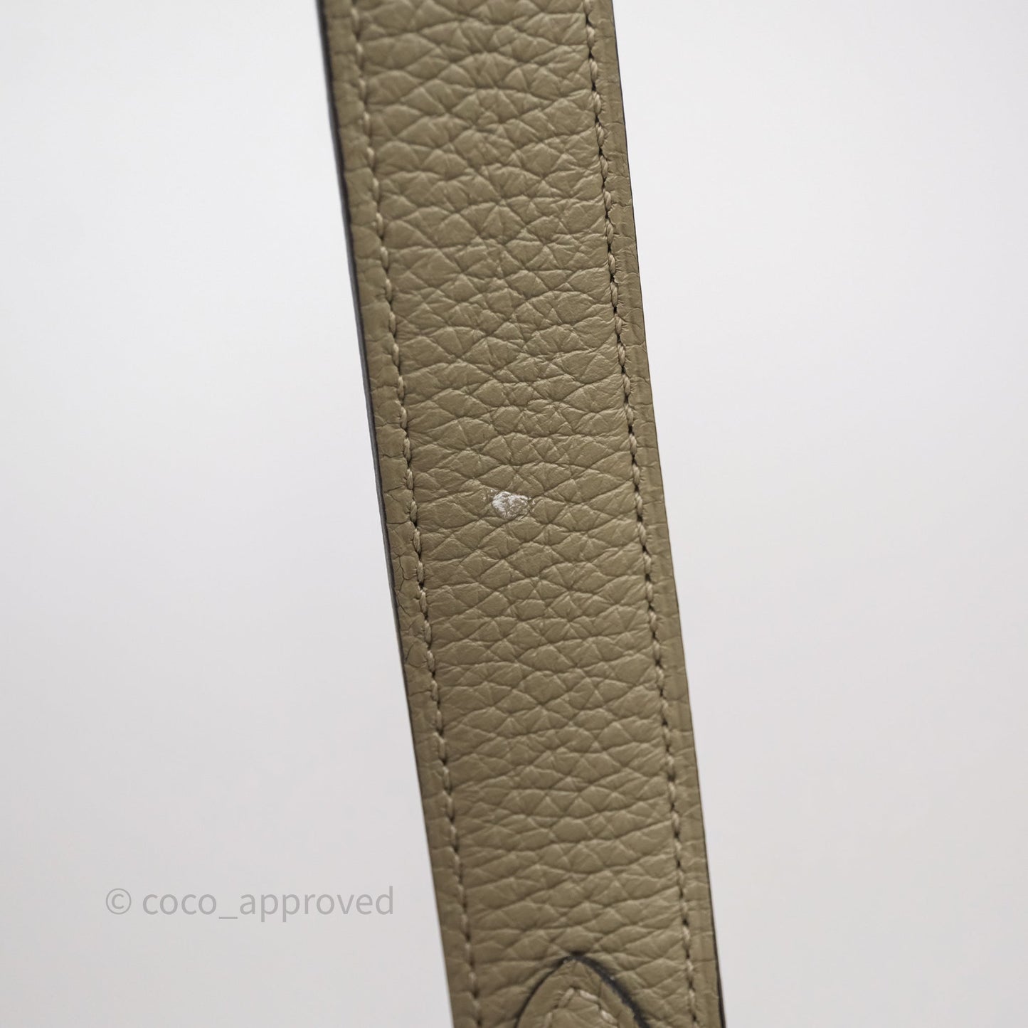 Hermès Mini Lindy 20 Sauge Q1 Clemence Palladium Hardware
