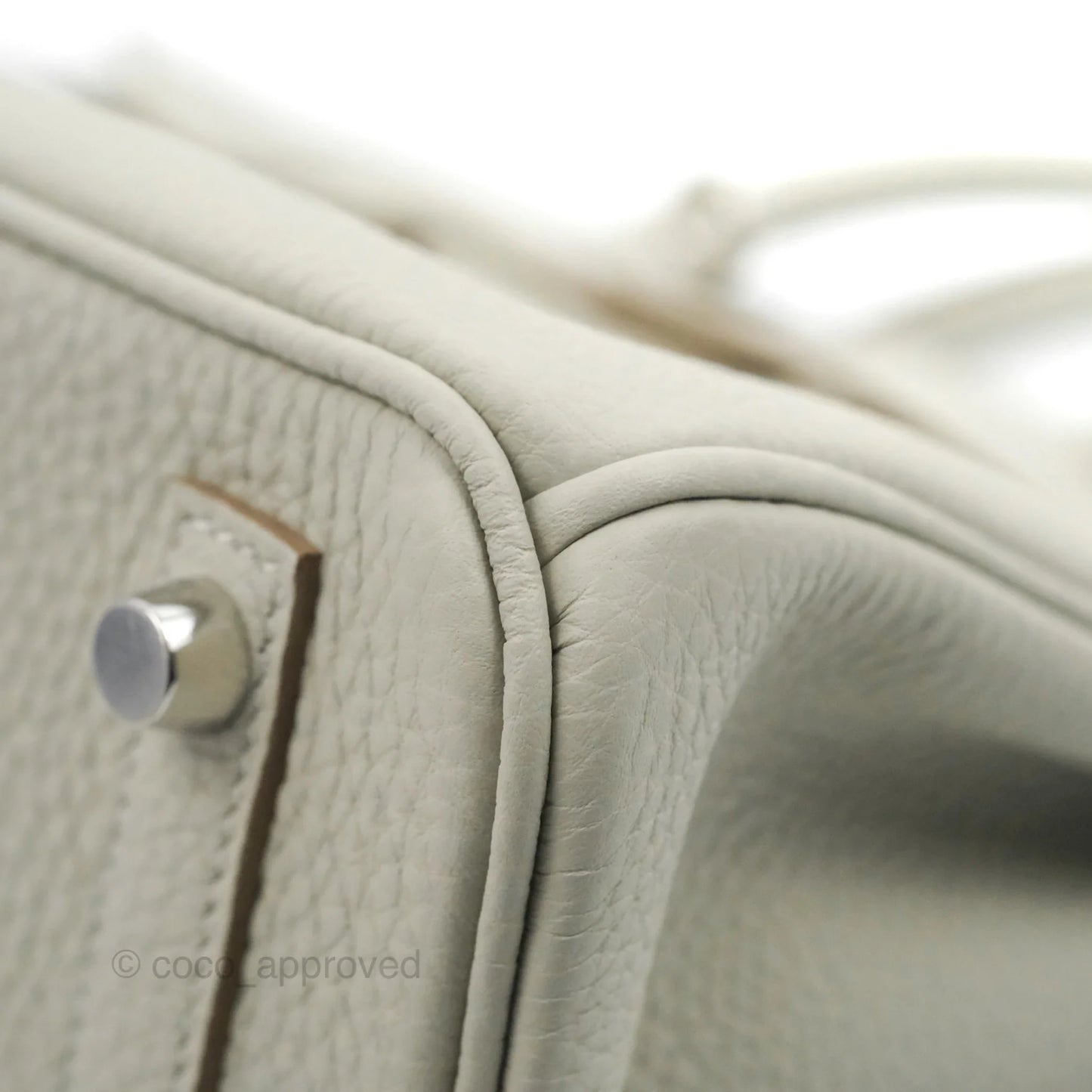 Hermes Birkin 25 Gris Perle Togo 80 Palladium Hardware