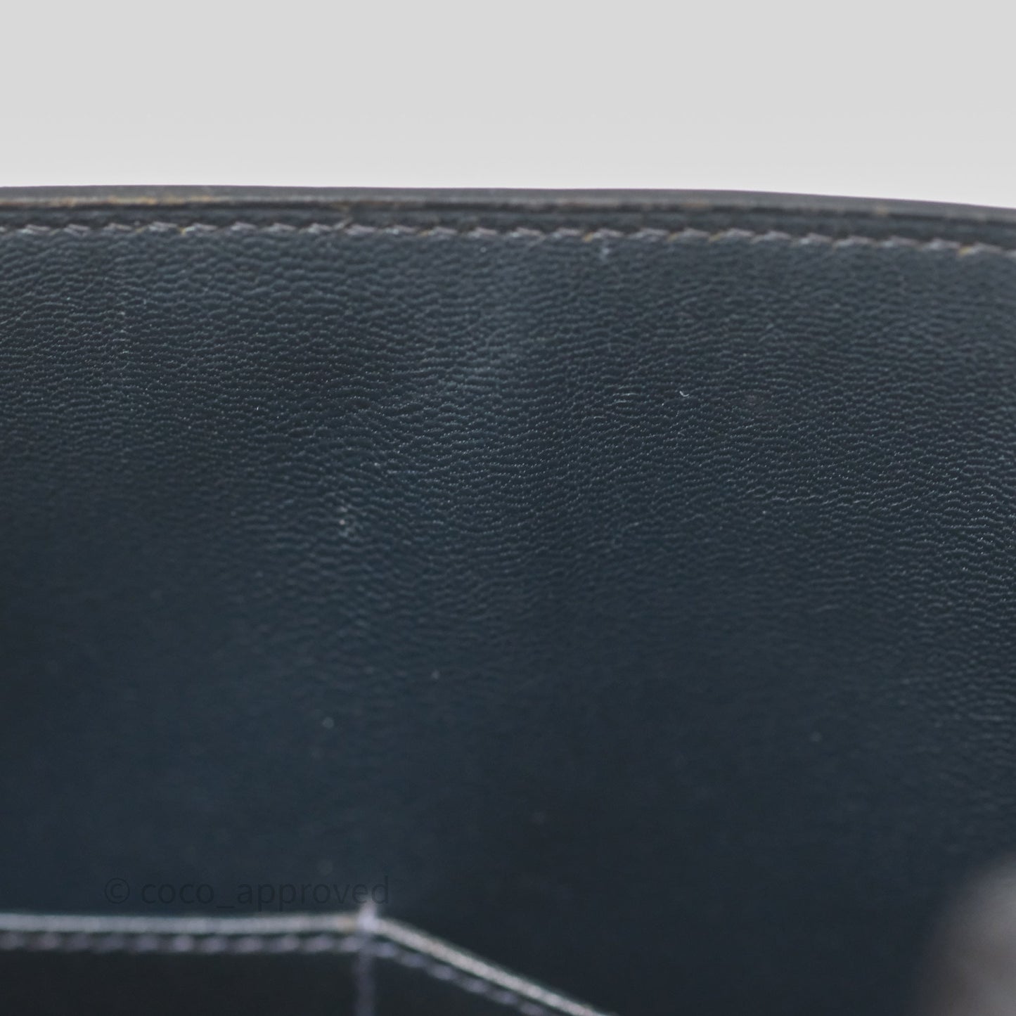 Hermès Vintage Kelly 28 Retourn Navy Box Leather Gold Hardware