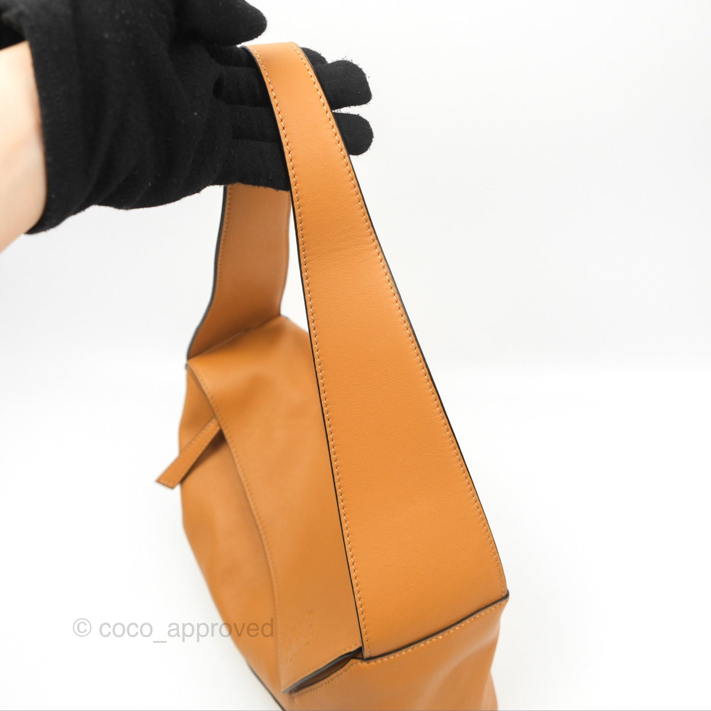 Loewe Puzzle Hobo Shoulder Bag Warm Desert Calfskin