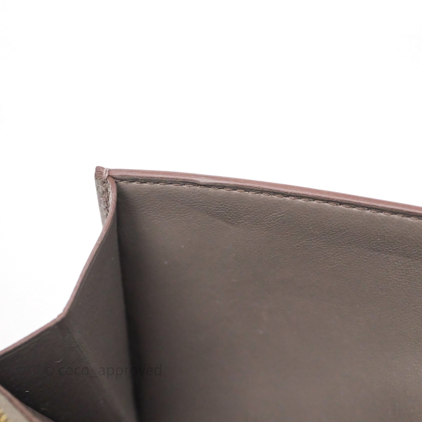 Hermès Constance To Go Wallet Gris Etain 8F Epsom Gold hardware