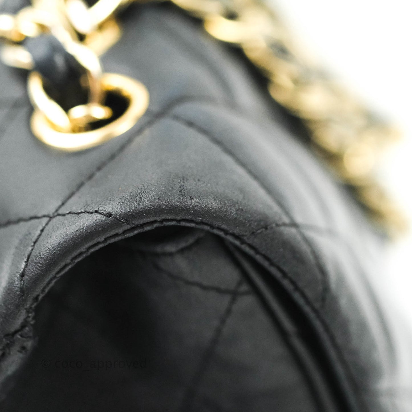 Chanel Jumbo Single Flap Black Lambskin Gold Hardware⁣⁣