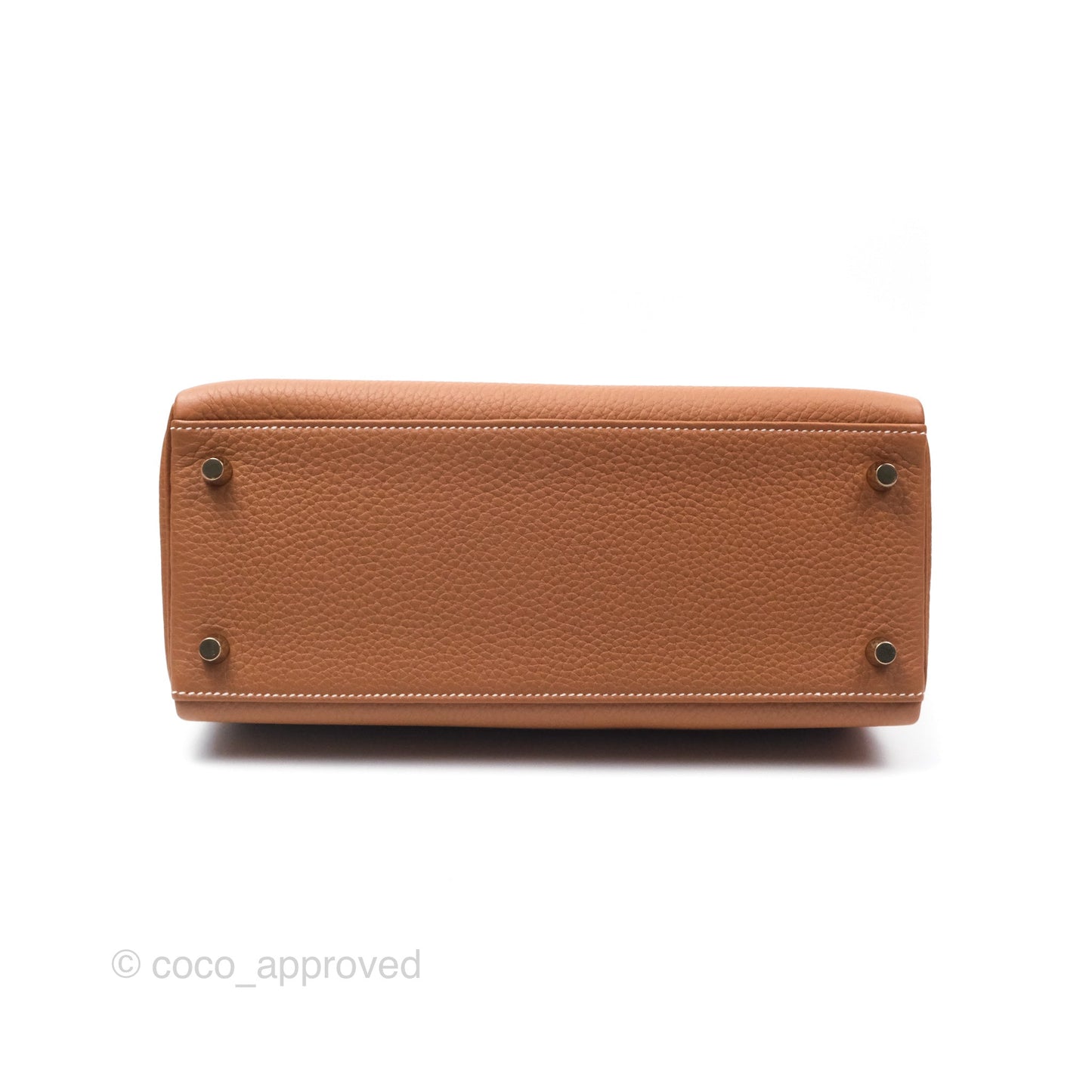 Hermès Kelly 28 Retourne Gold 37 Togo Gold Hardware