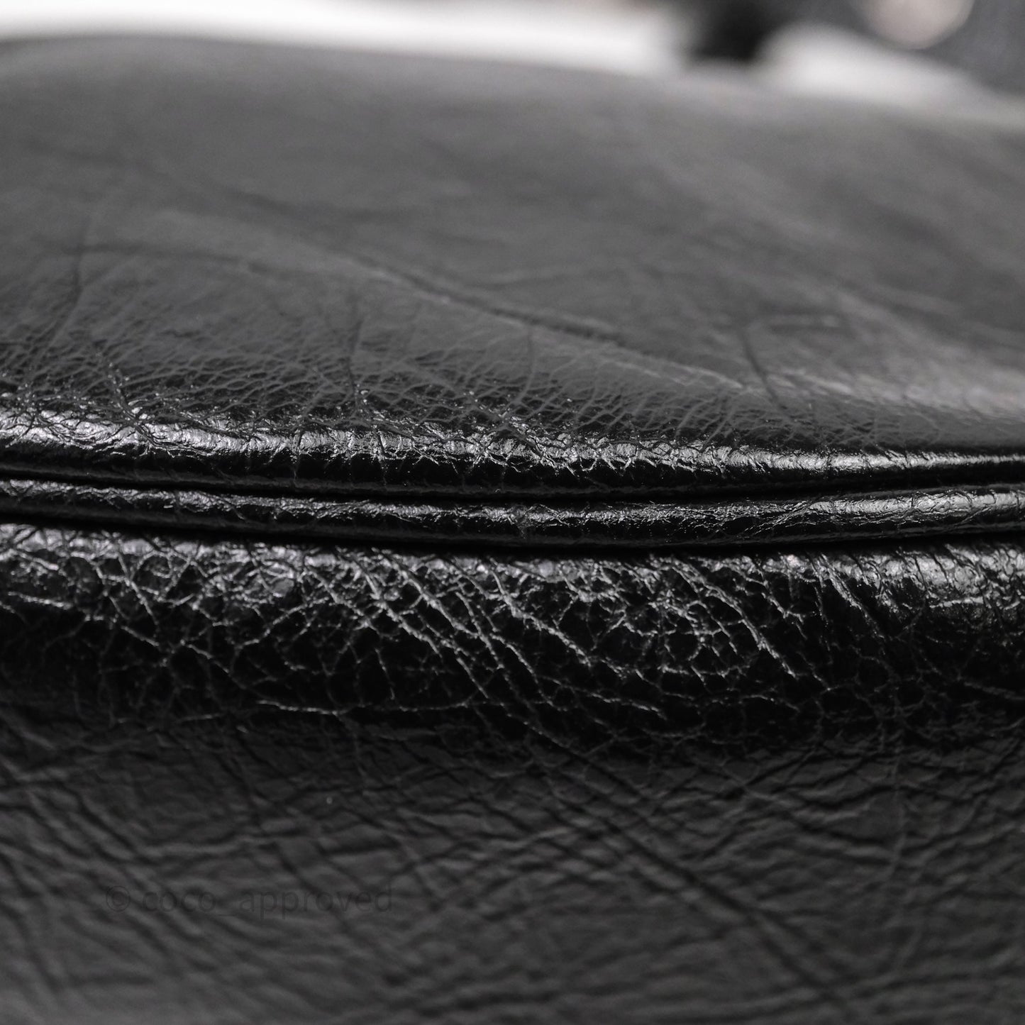 Balenciaga Le Cagole Shoulder Bag Black Calfskin Silver Hardware