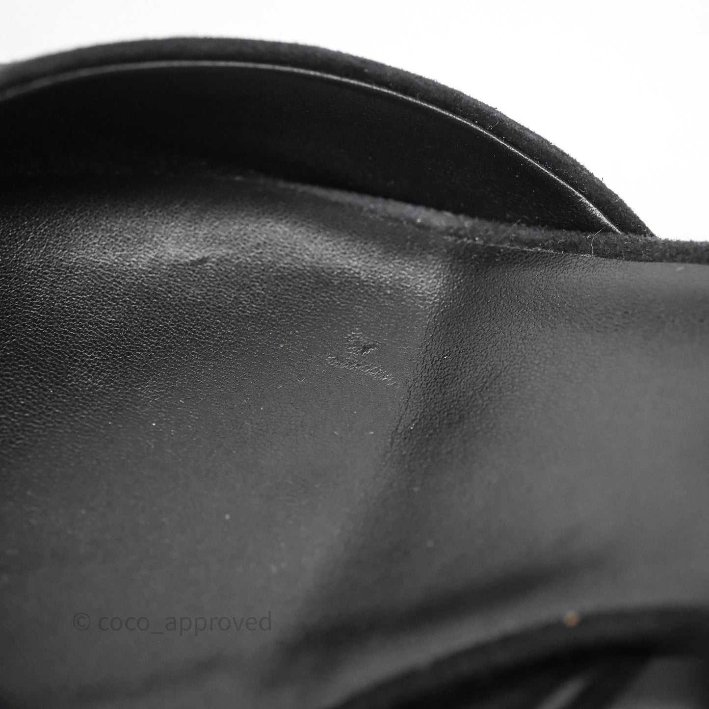 Hermès Suede Blink Black Size 37