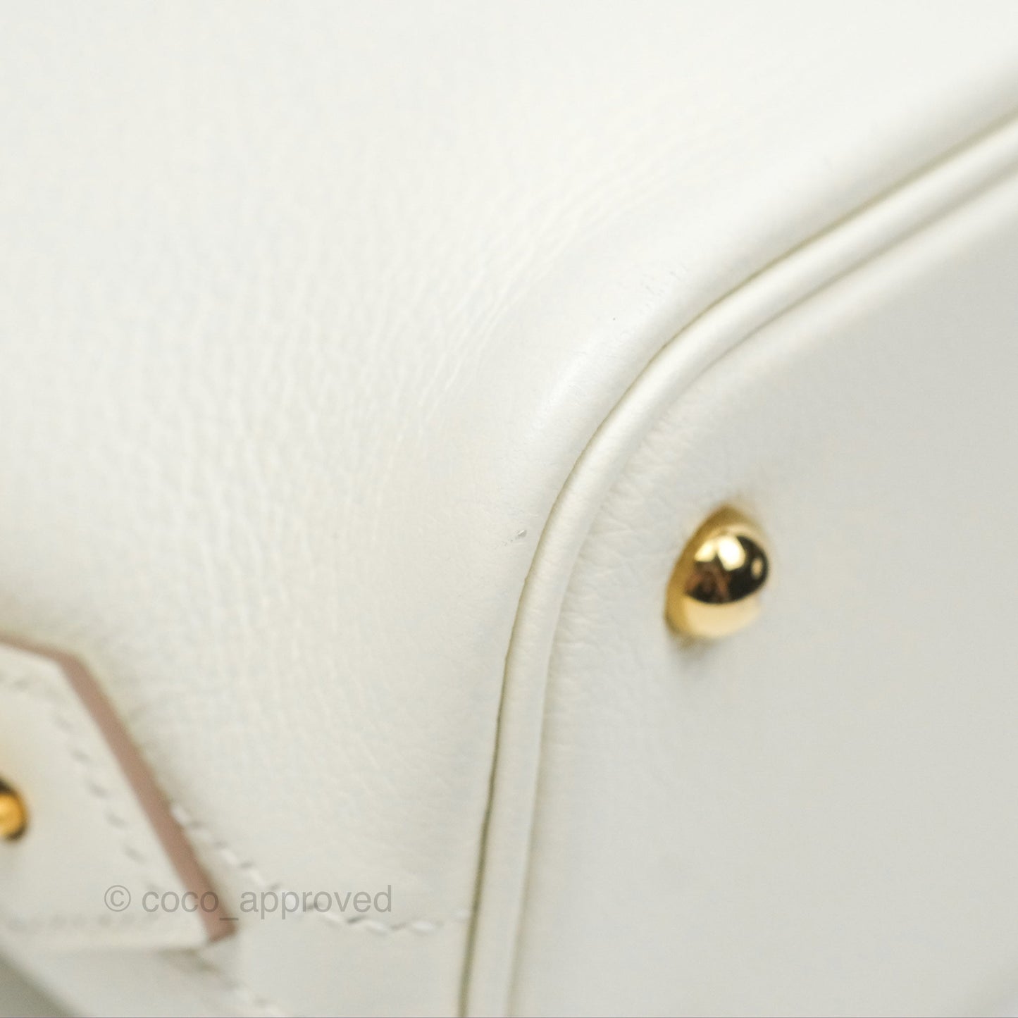 Hermès Bolide 1923 25 Mushroom 0T/Biscuit 48 Evercolor Gold Hardware
