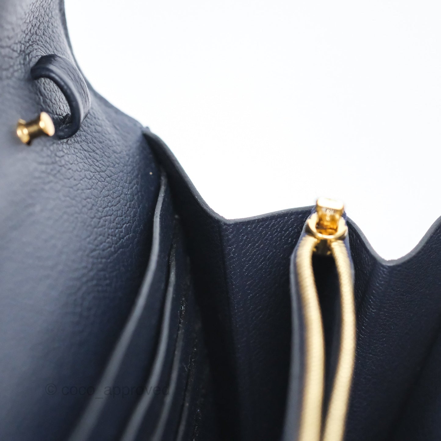 Hermès Constance Long To Go Wallet Blue Nuit 2Z Evercolor Gold Hardware