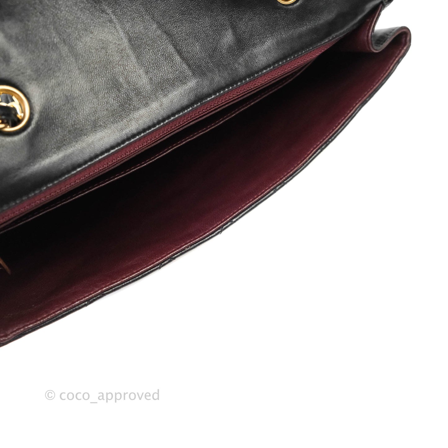 Chanel Jumbo Single Flap Black Lambskin Gold Hardware⁣⁣