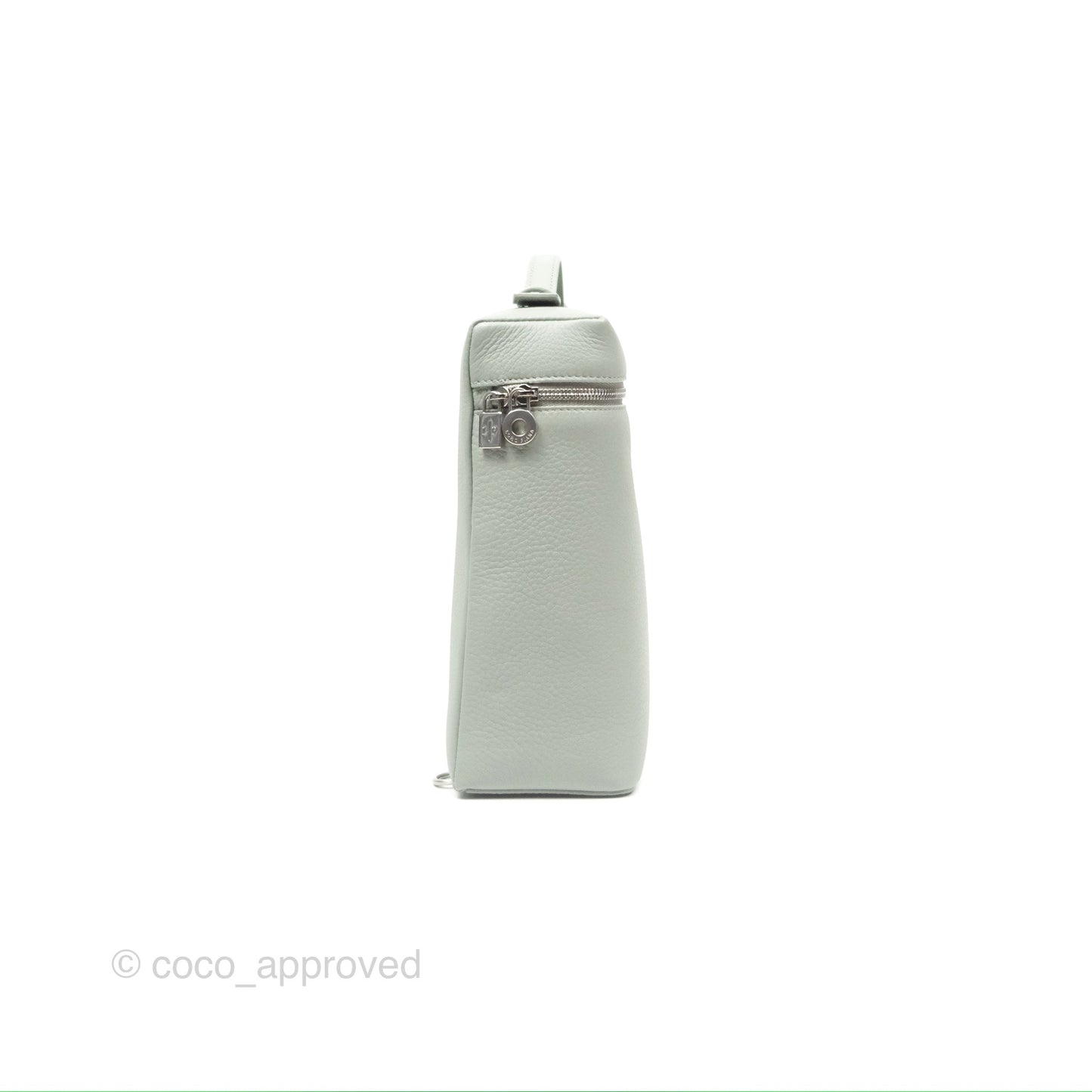 Loro Piana Extra Pocket Backpack L23.5 Eucalyptus Silver Hardware