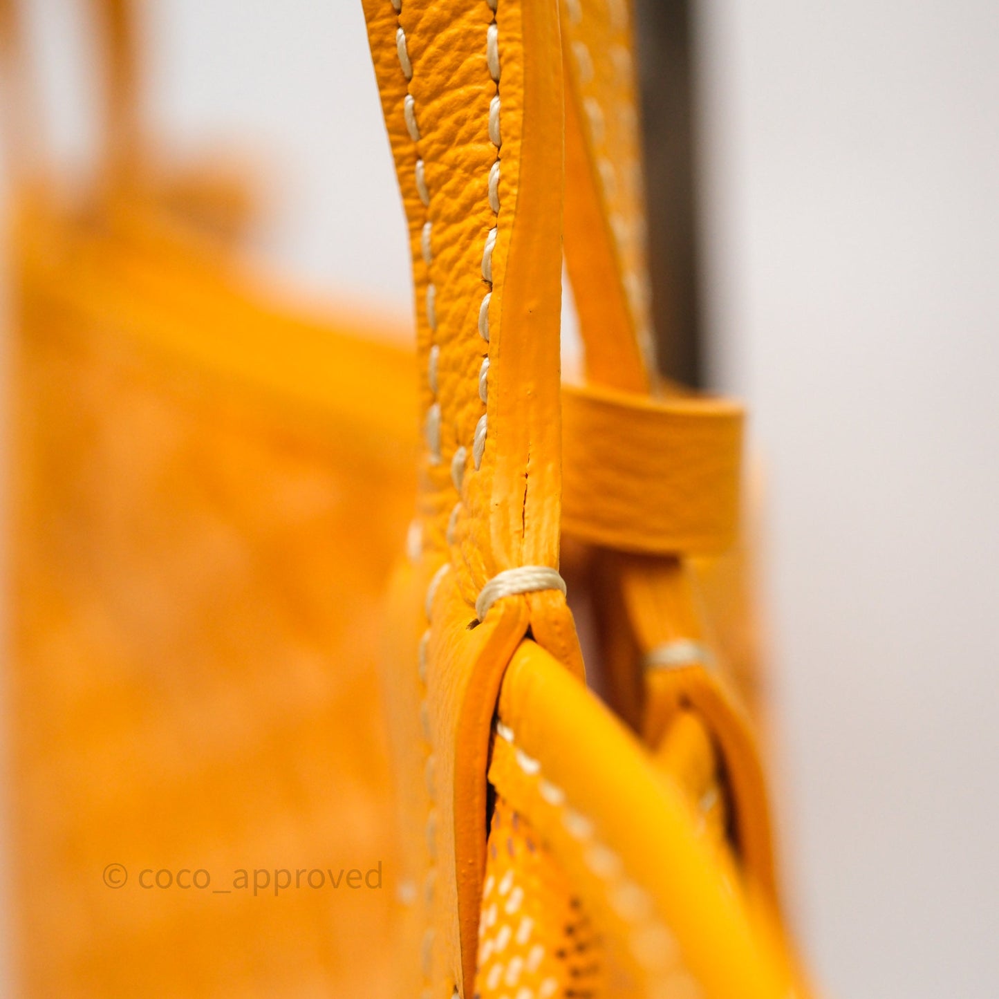 Goyard St. Louis GM Yellow Goyardine Canvas