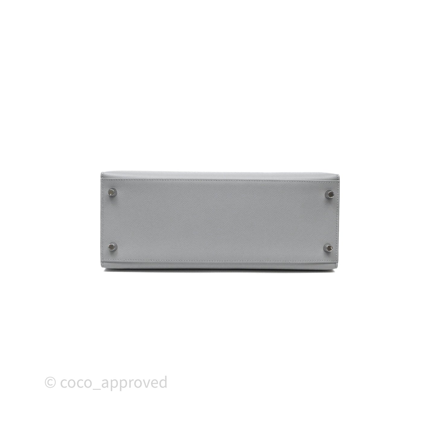 Hermès Kelly 28 Bleu Glacier 8U Epsom Palladium Hardware