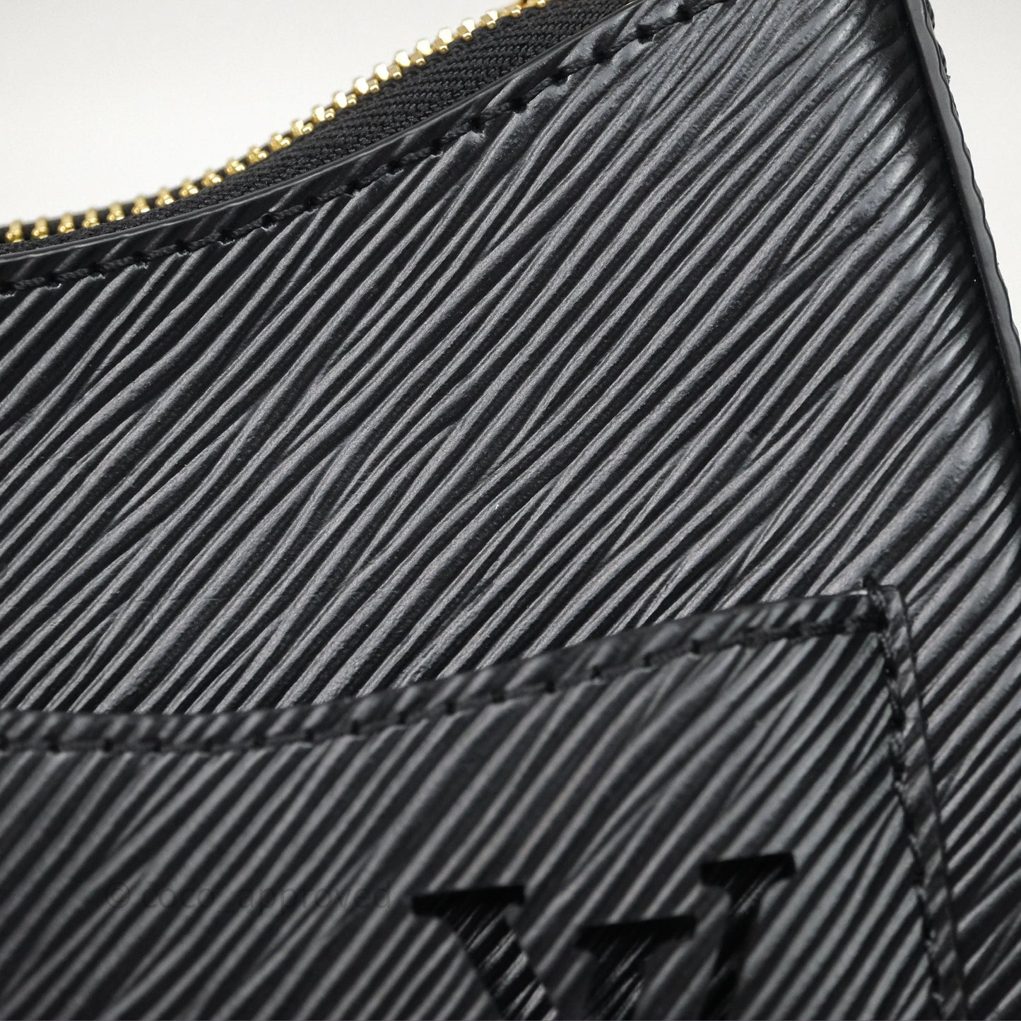 Louis Vuitton TM Epi Marellini Bag Monogram Black Gold Hardware